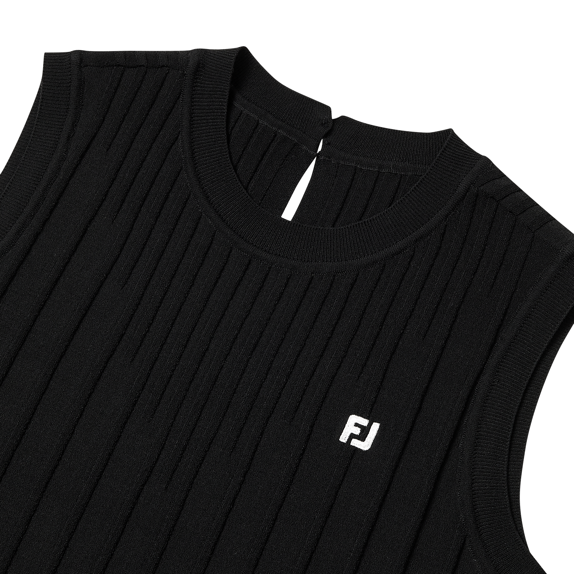 여성 슬리브리스 니트