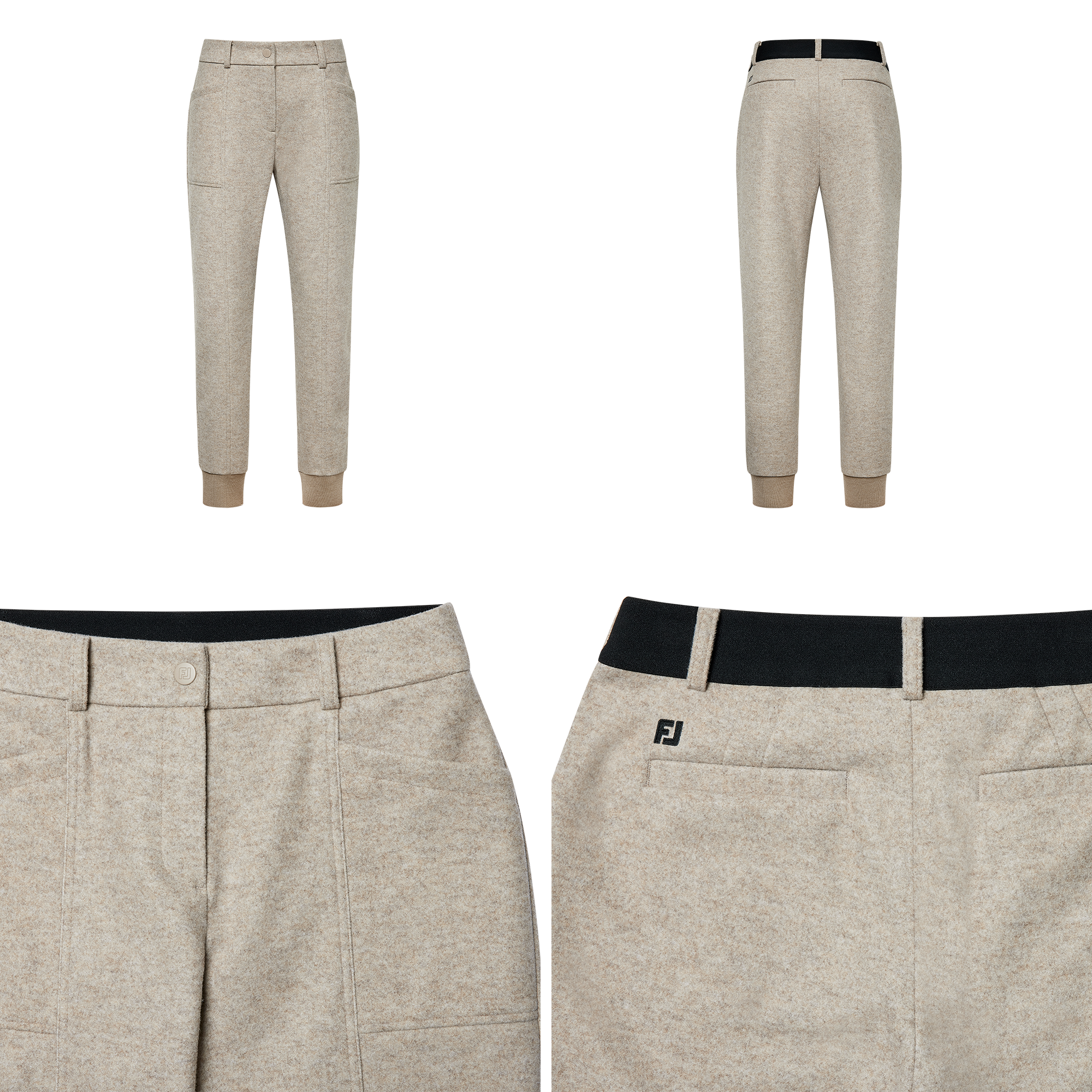 여성 브러쉬드 조거 팬츠