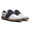 White / Harris Tweed Navy