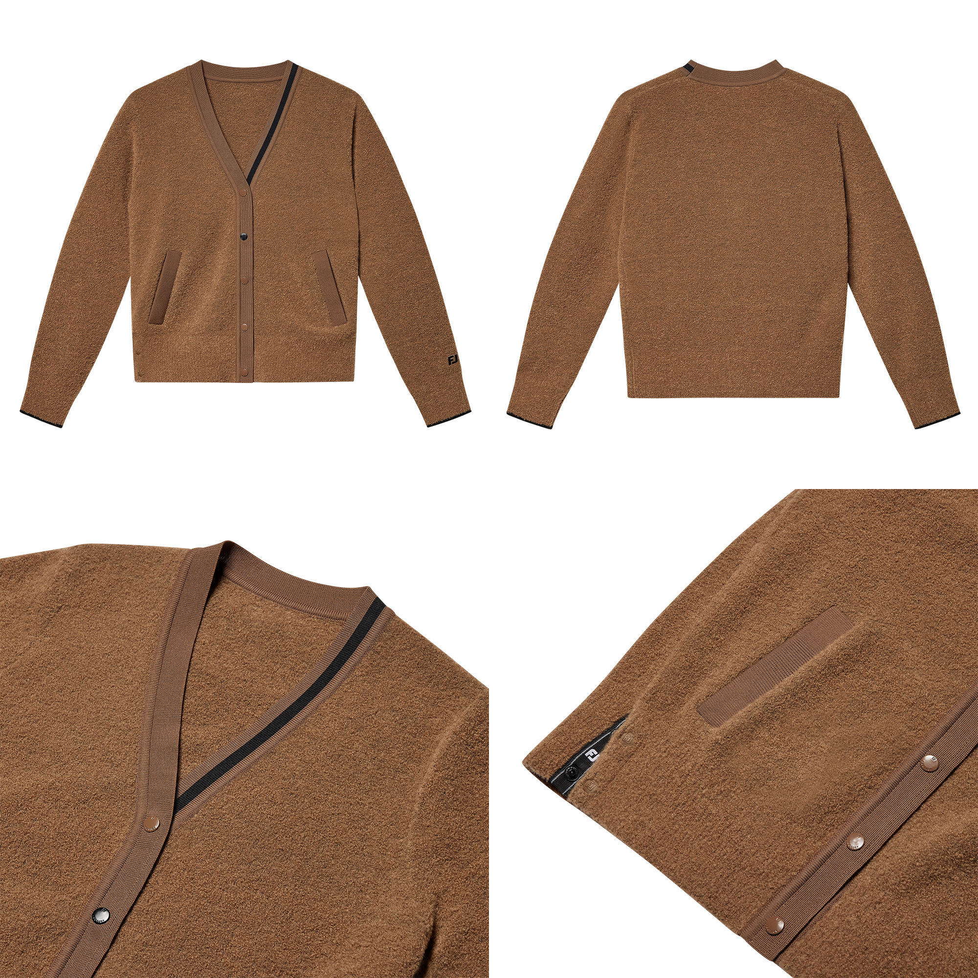 여성 브이 가디건