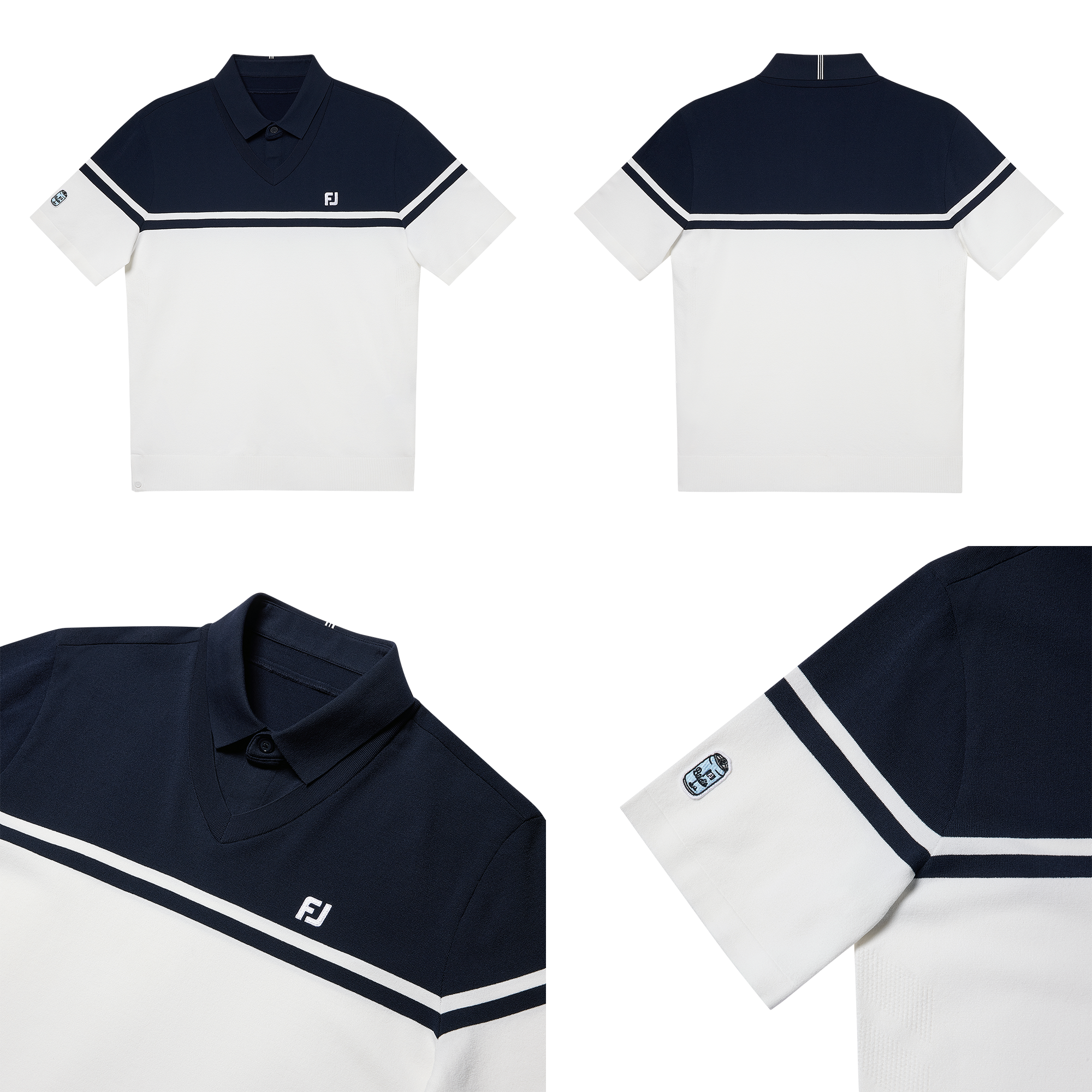 펀 니트 폴로 셔츠