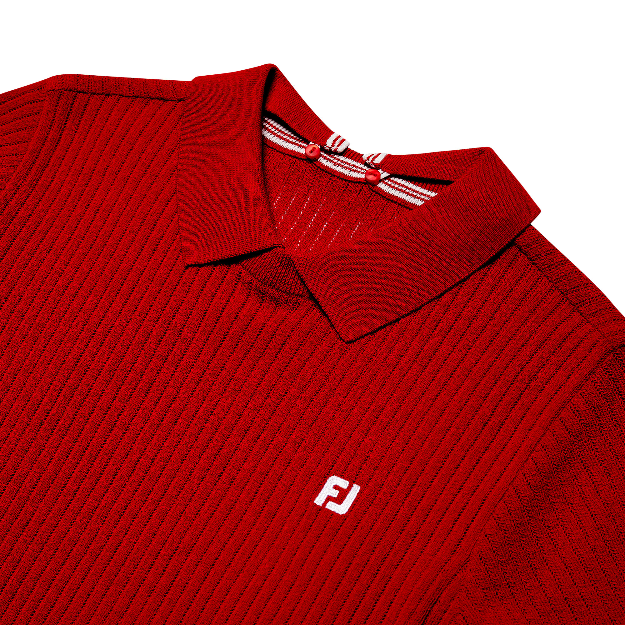 여성 펀 니트 폴로 셔츠