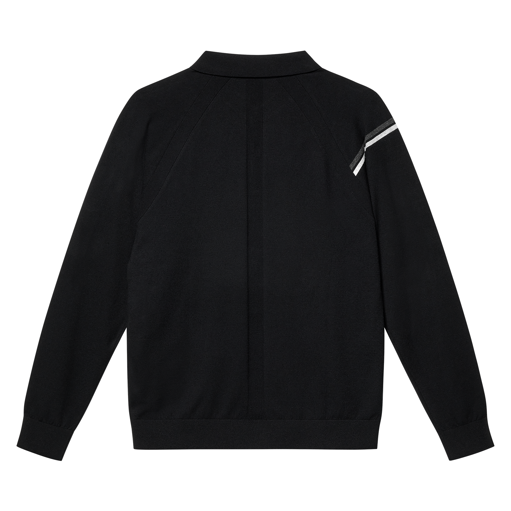 래글런 니트 폴로 셔츠