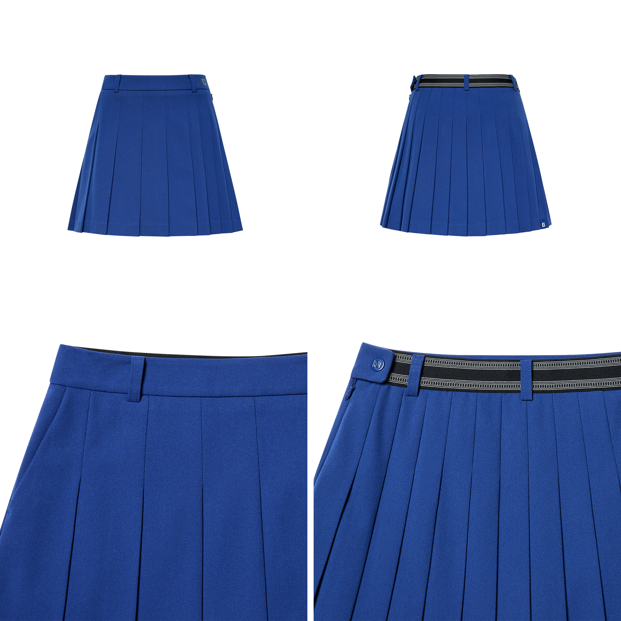 여성 베이직 플리츠 스코트