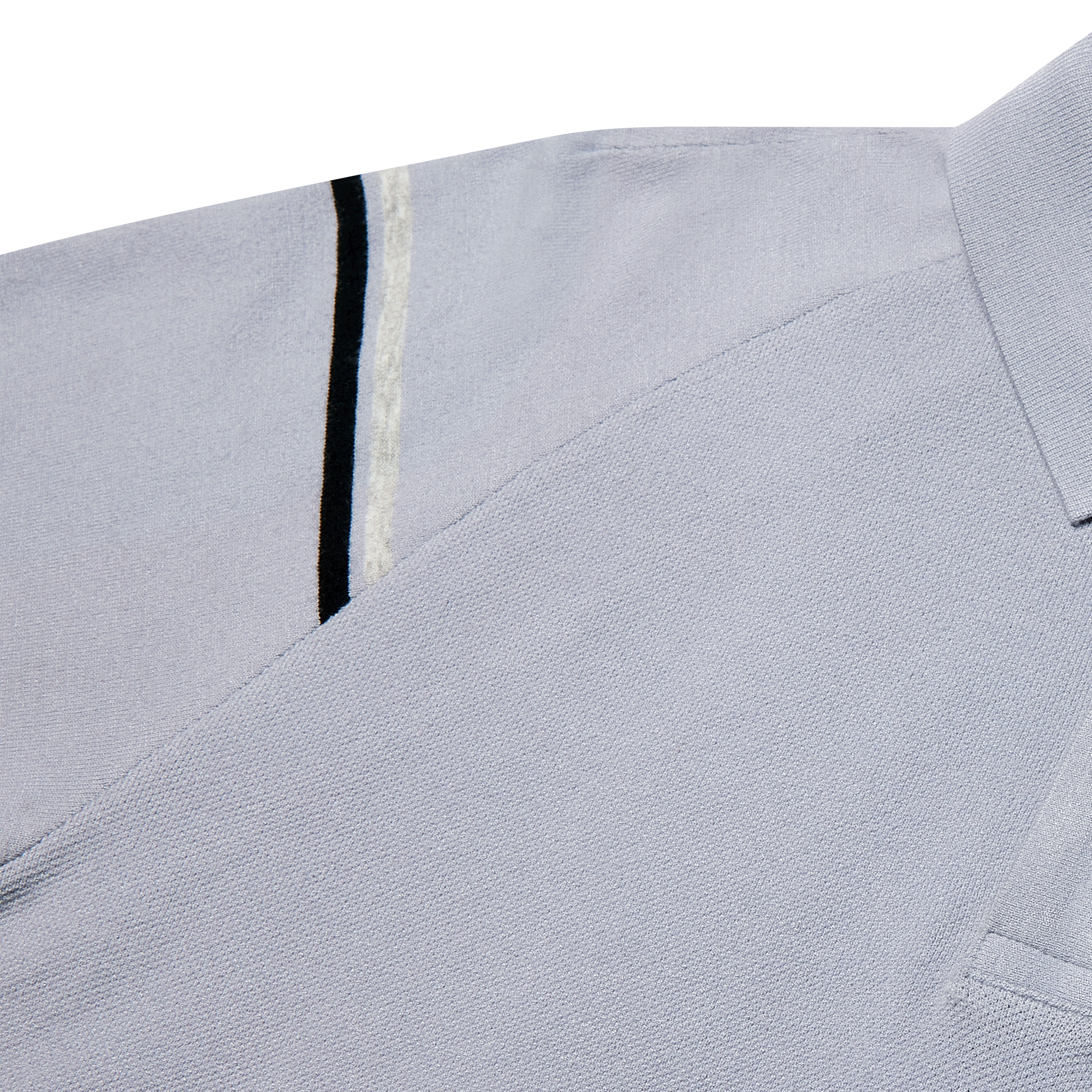 래글런 니트 폴로 셔츠