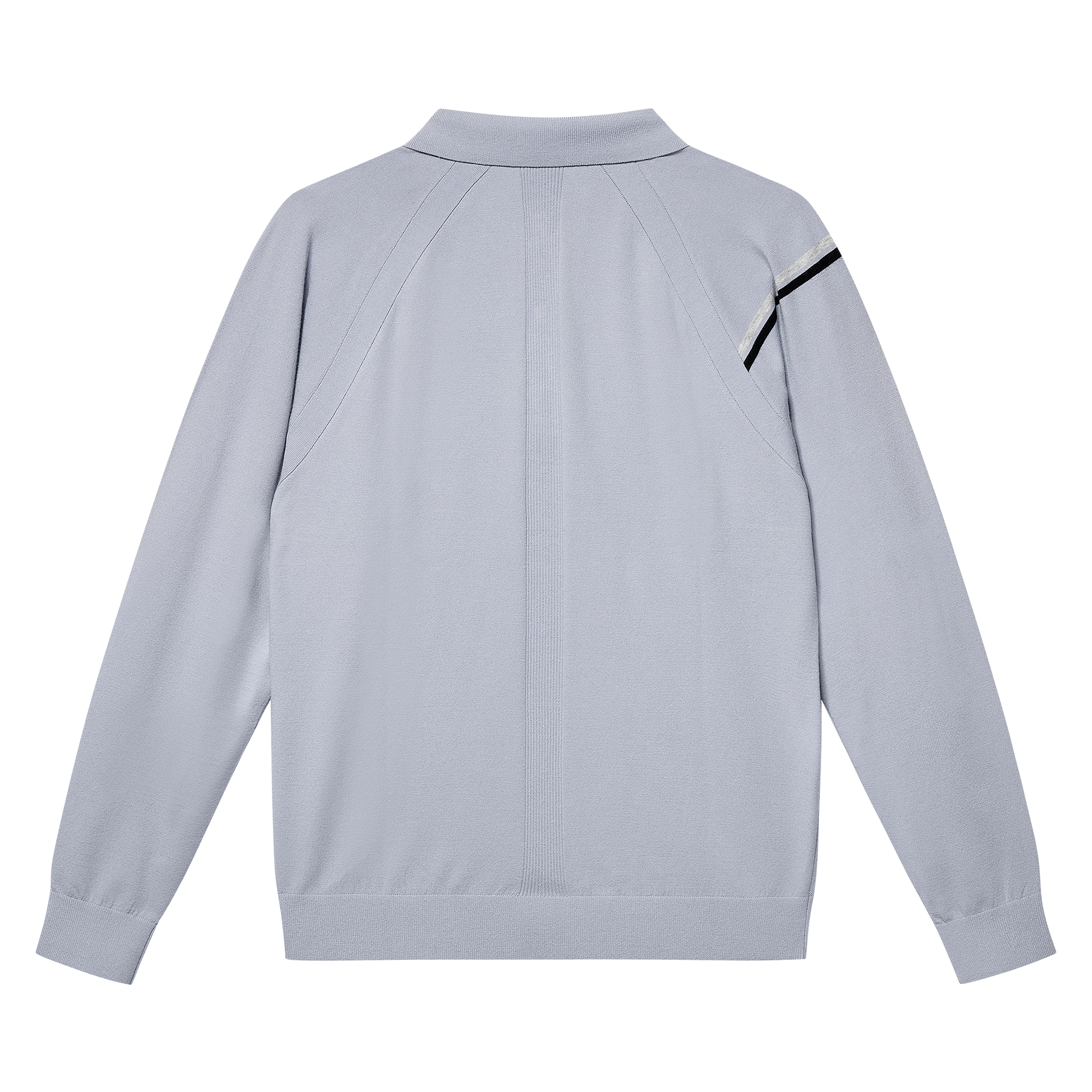 래글런 니트 폴로 셔츠