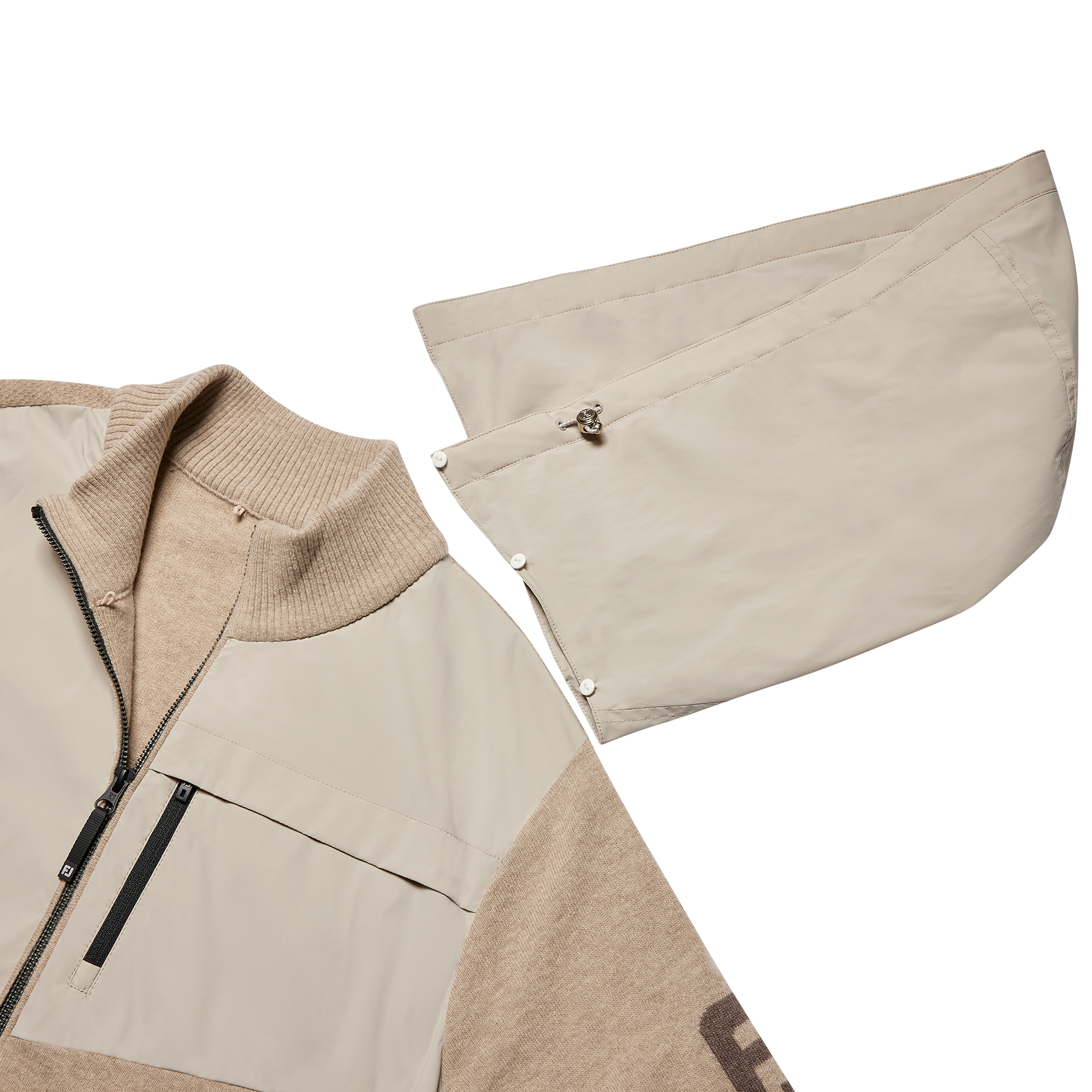 하이브리드 니트 자켓