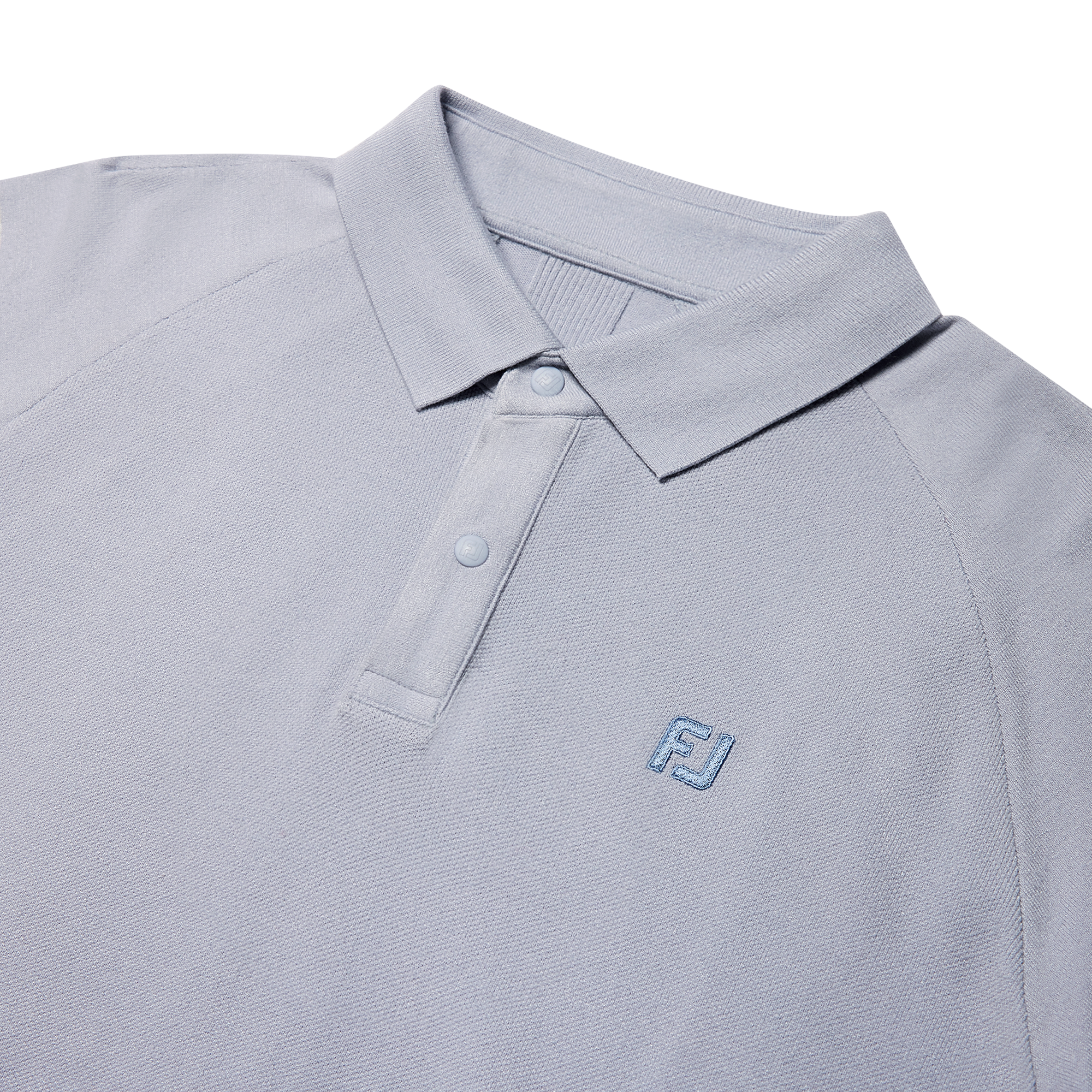 래글런 니트 폴로 셔츠