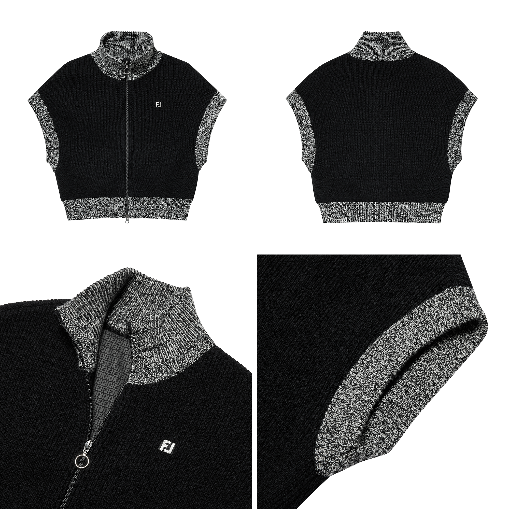 여성 집업 니트 베스트