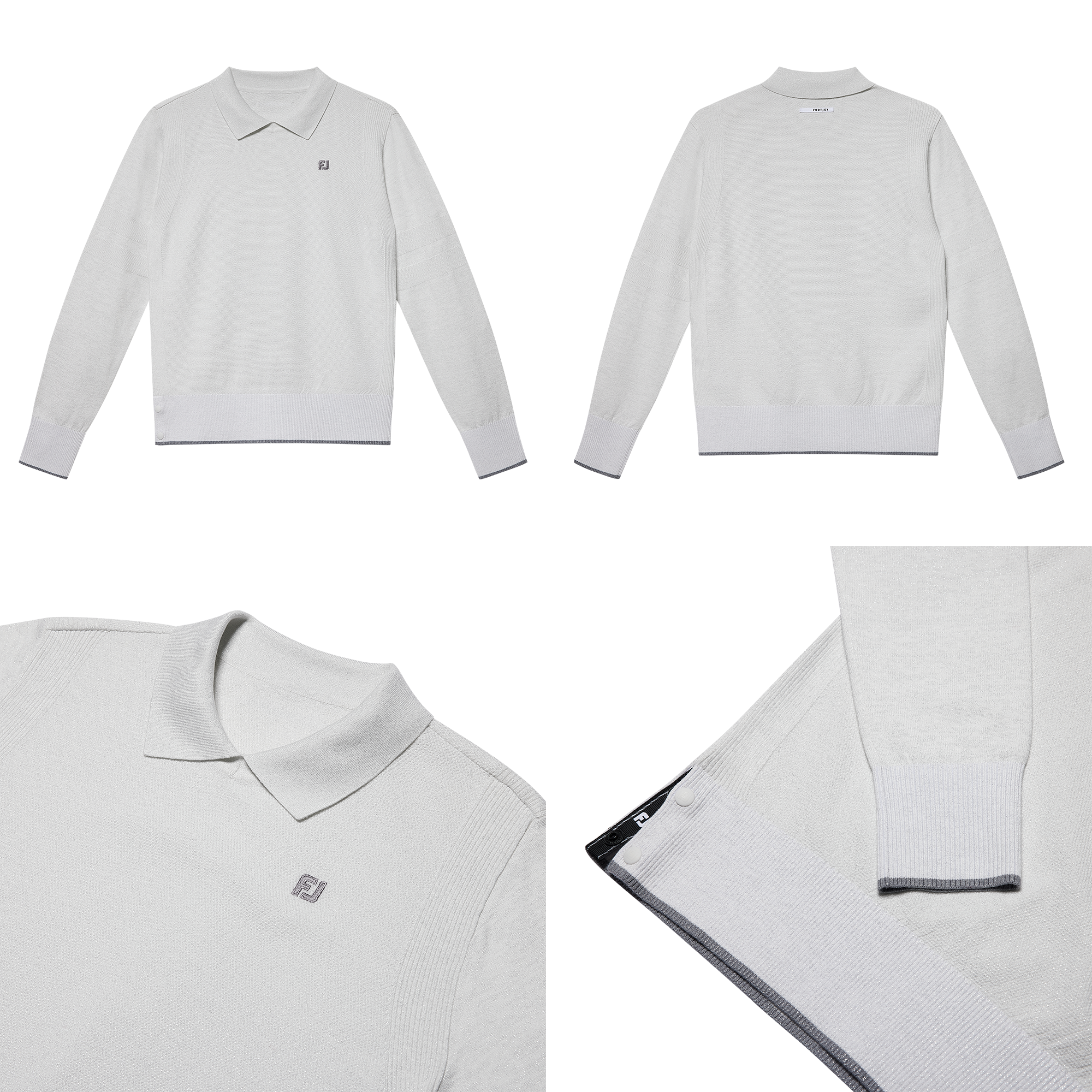 여성 니트 폴로 셔츠