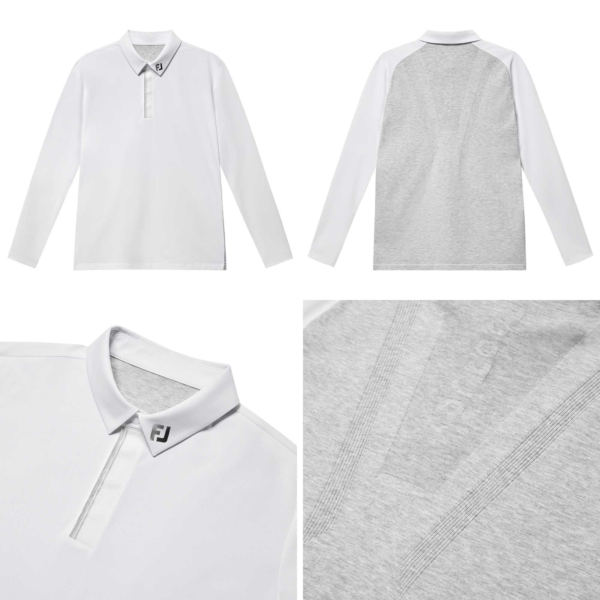 니트 하이브리드 폴로 셔츠