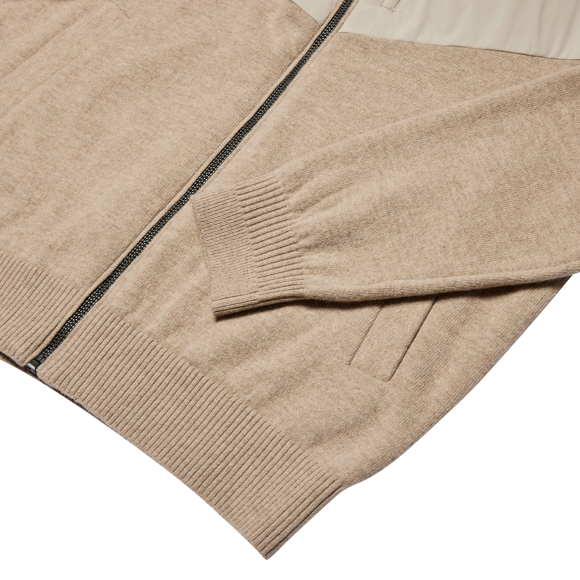 하이브리드 니트 자켓