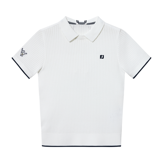 여성 펀 니트 폴로 셔츠