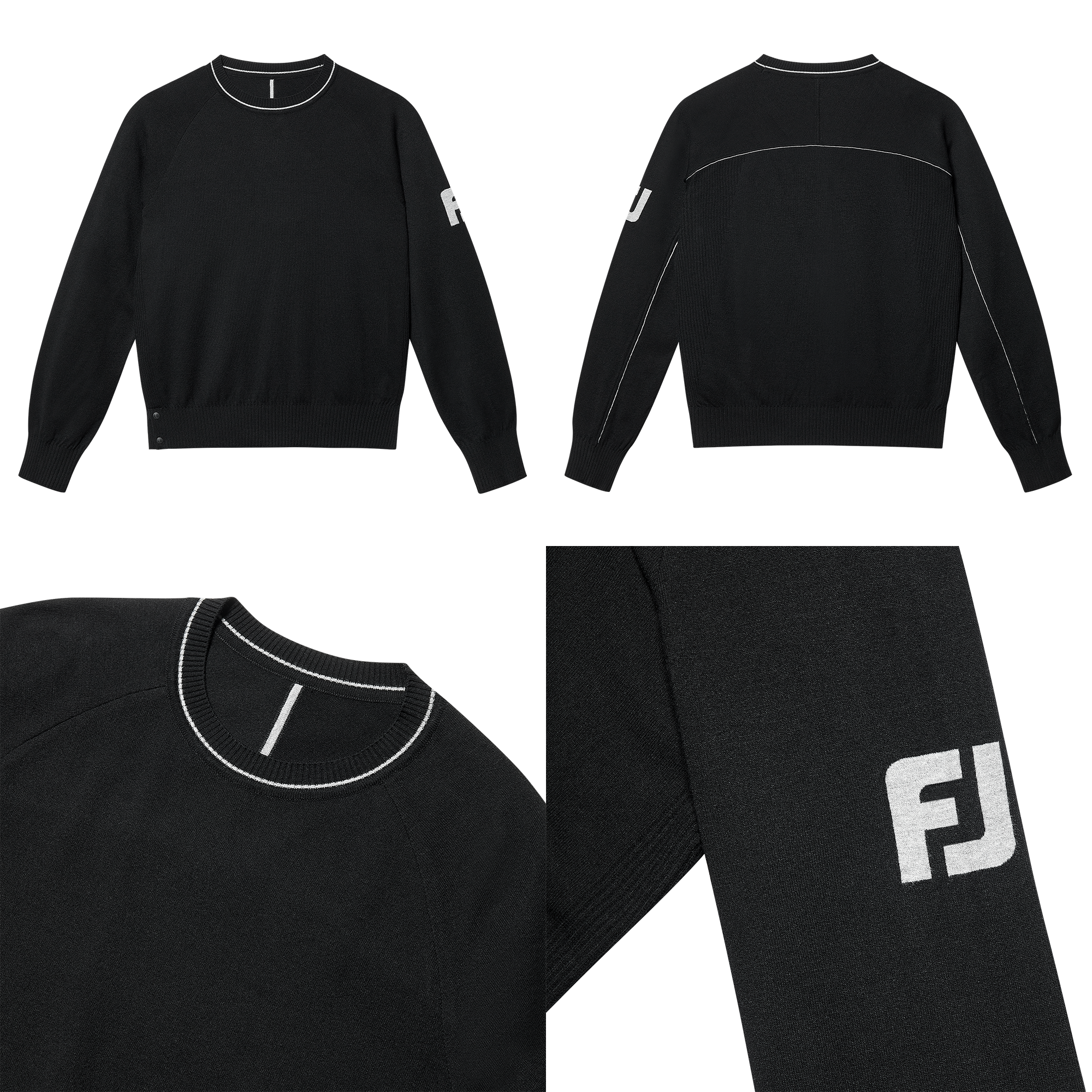 여성 라운드 풀오버