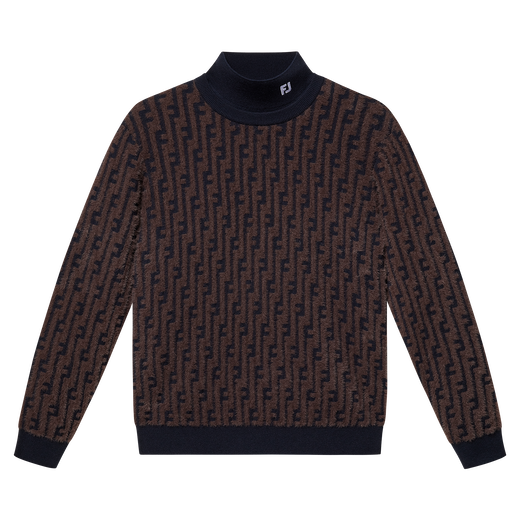 자카드 디태쳐블 풀오버