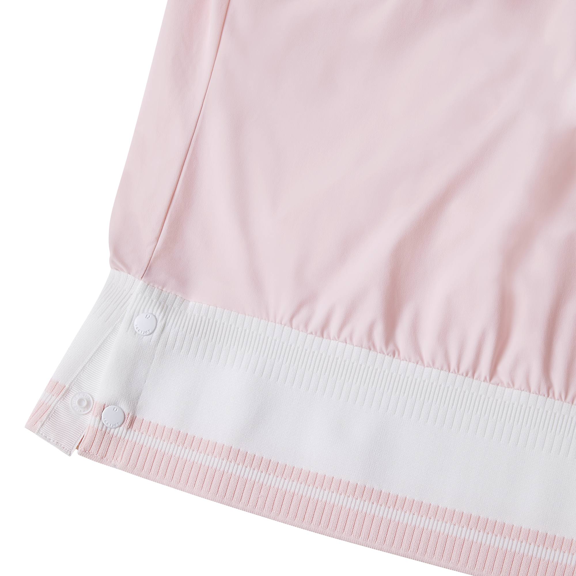 여성 블루종 하프 집업