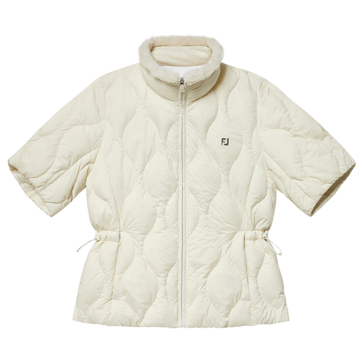 여성 숏 슬리브 다운 자켓