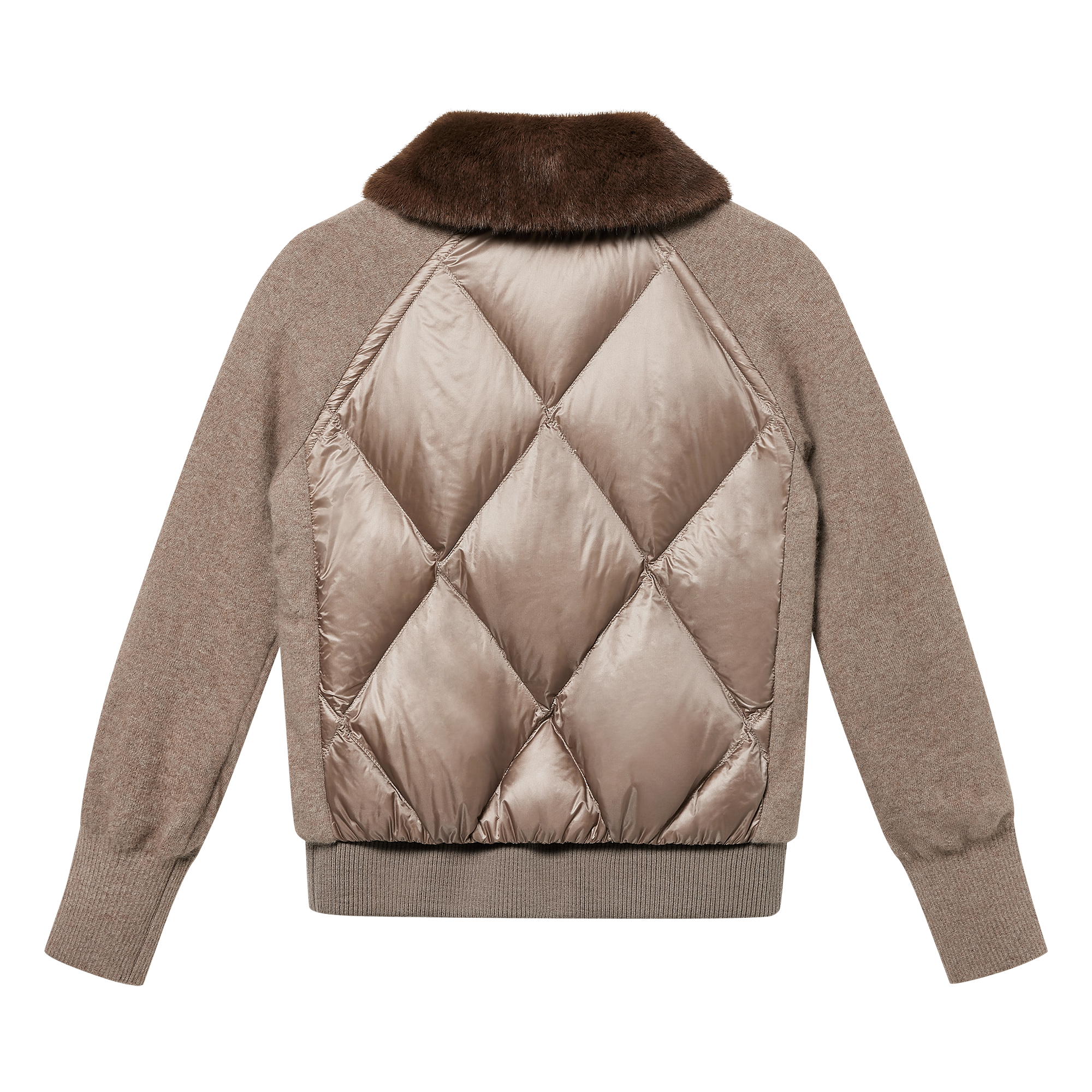 여성 니트 하이브리드 자켓