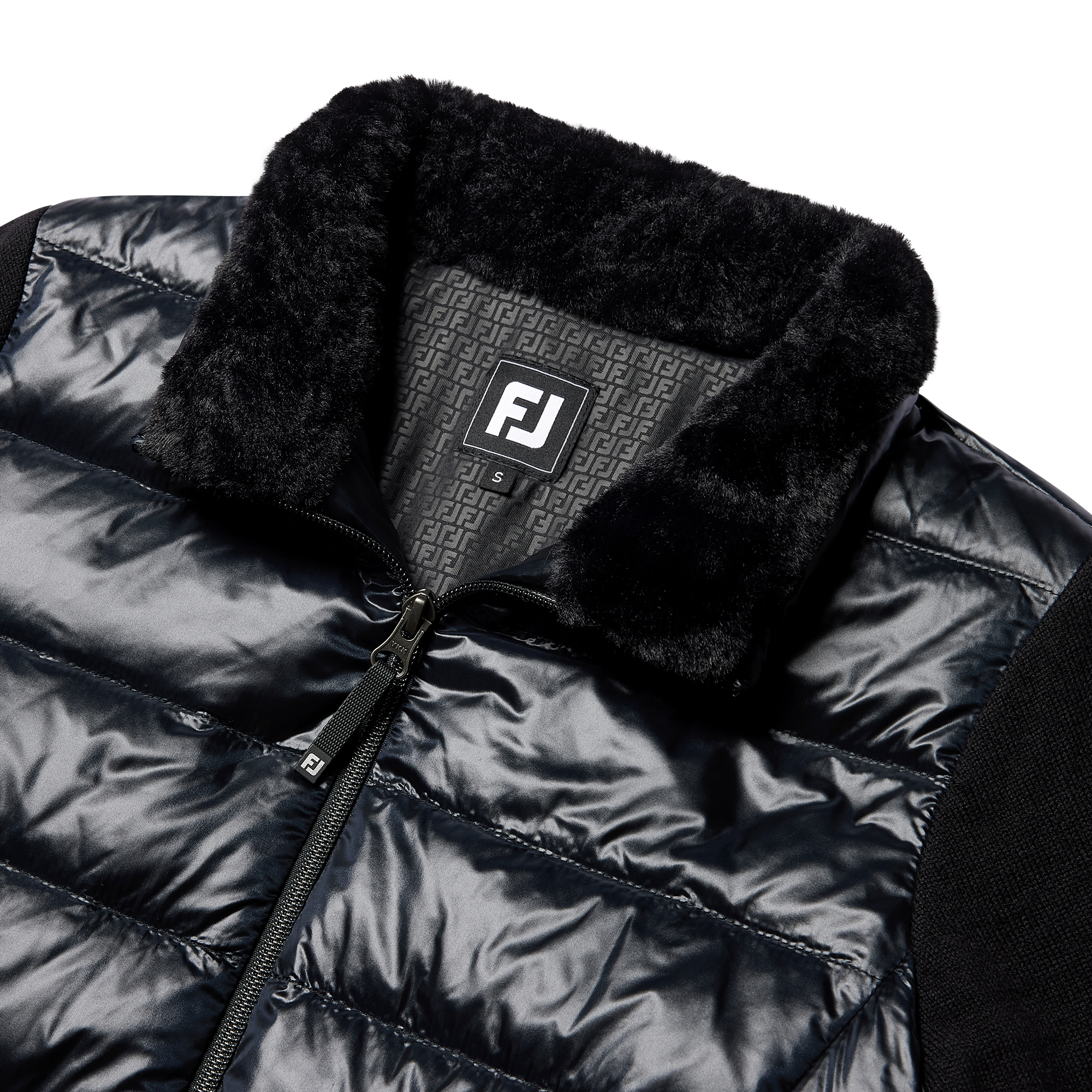 여성 하이브리드 니트 다운 자켓