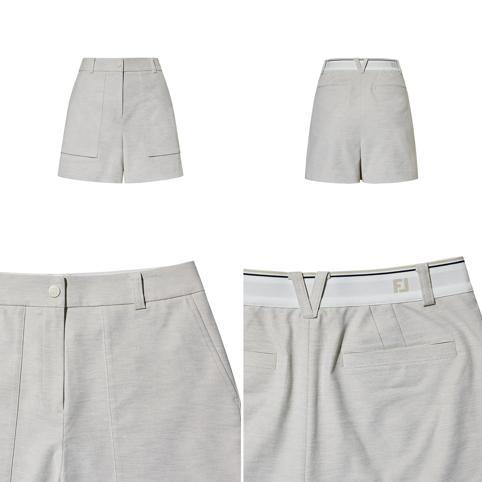 여성 스트라이프 쇼츠