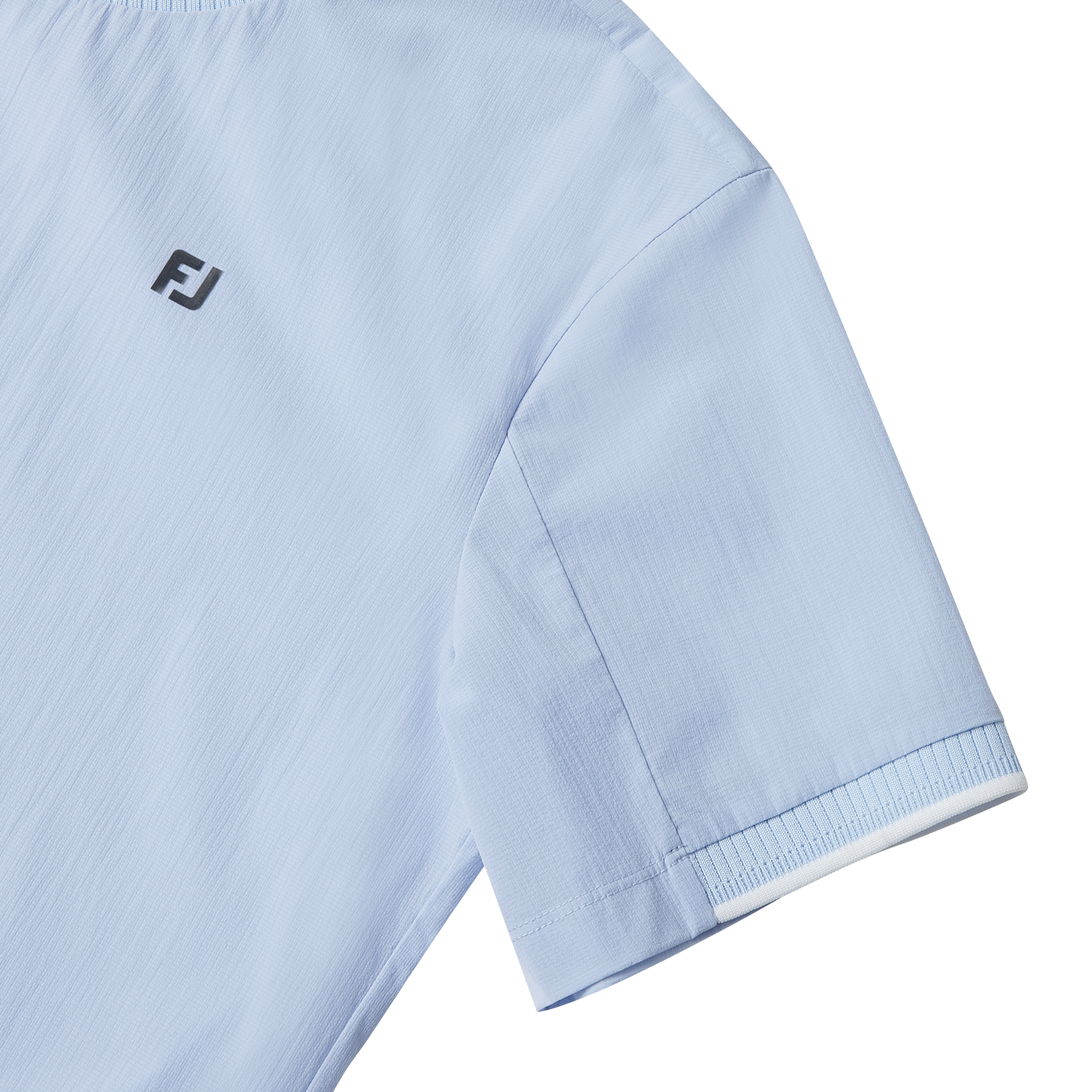 여성 썸머 우븐 라운드 티셔츠