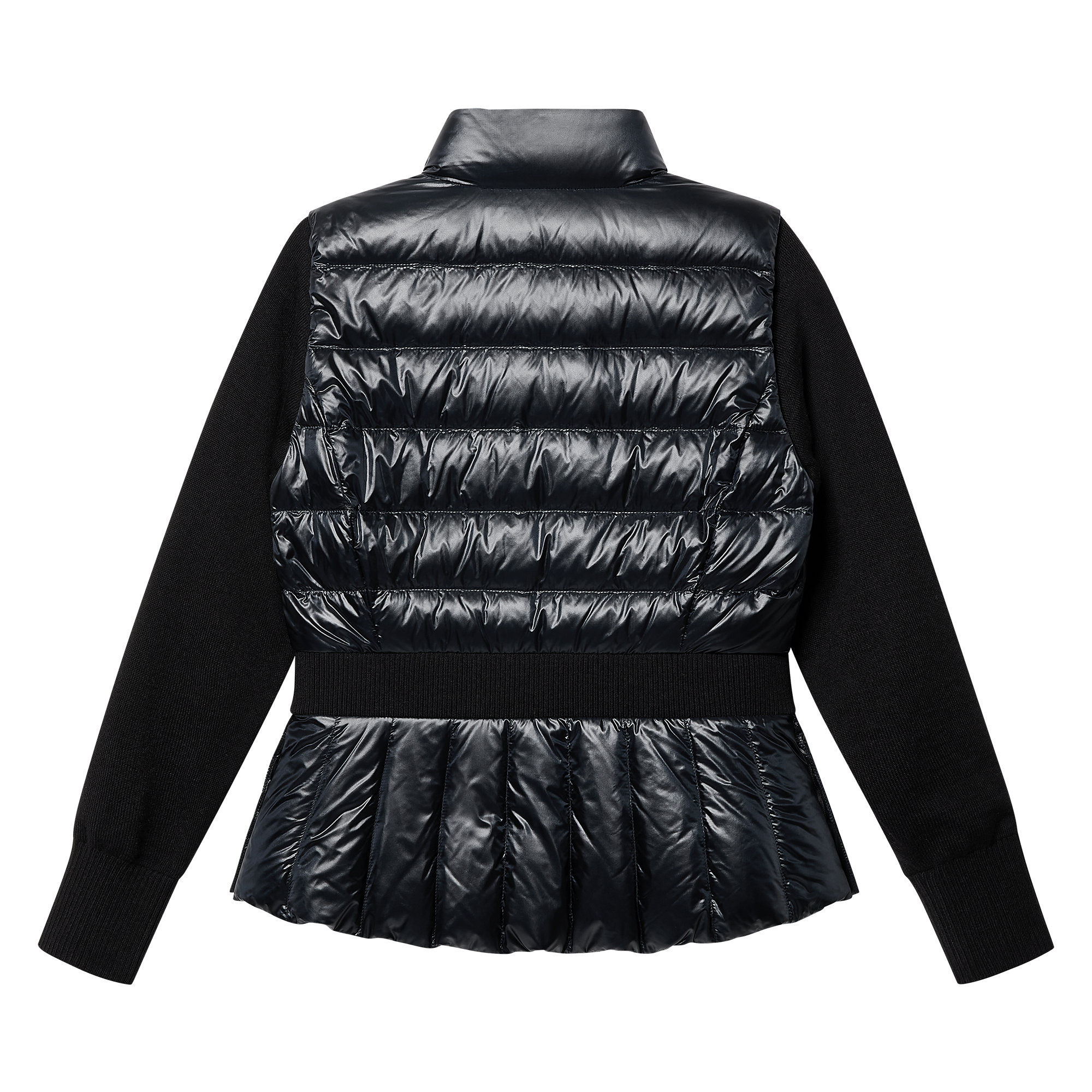 여성 하이브리드 니트 다운 자켓