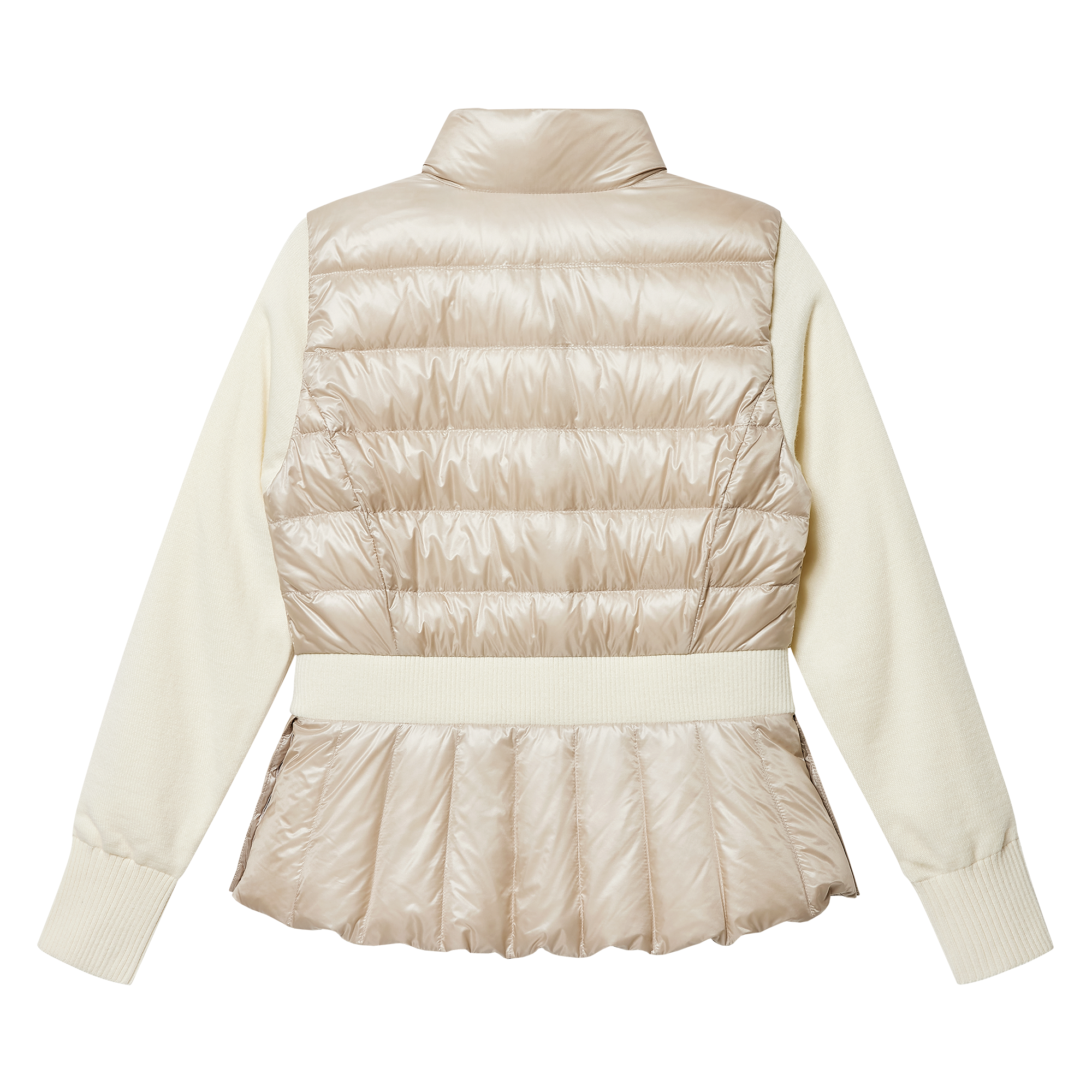 여성 하이브리드 니트 다운 자켓