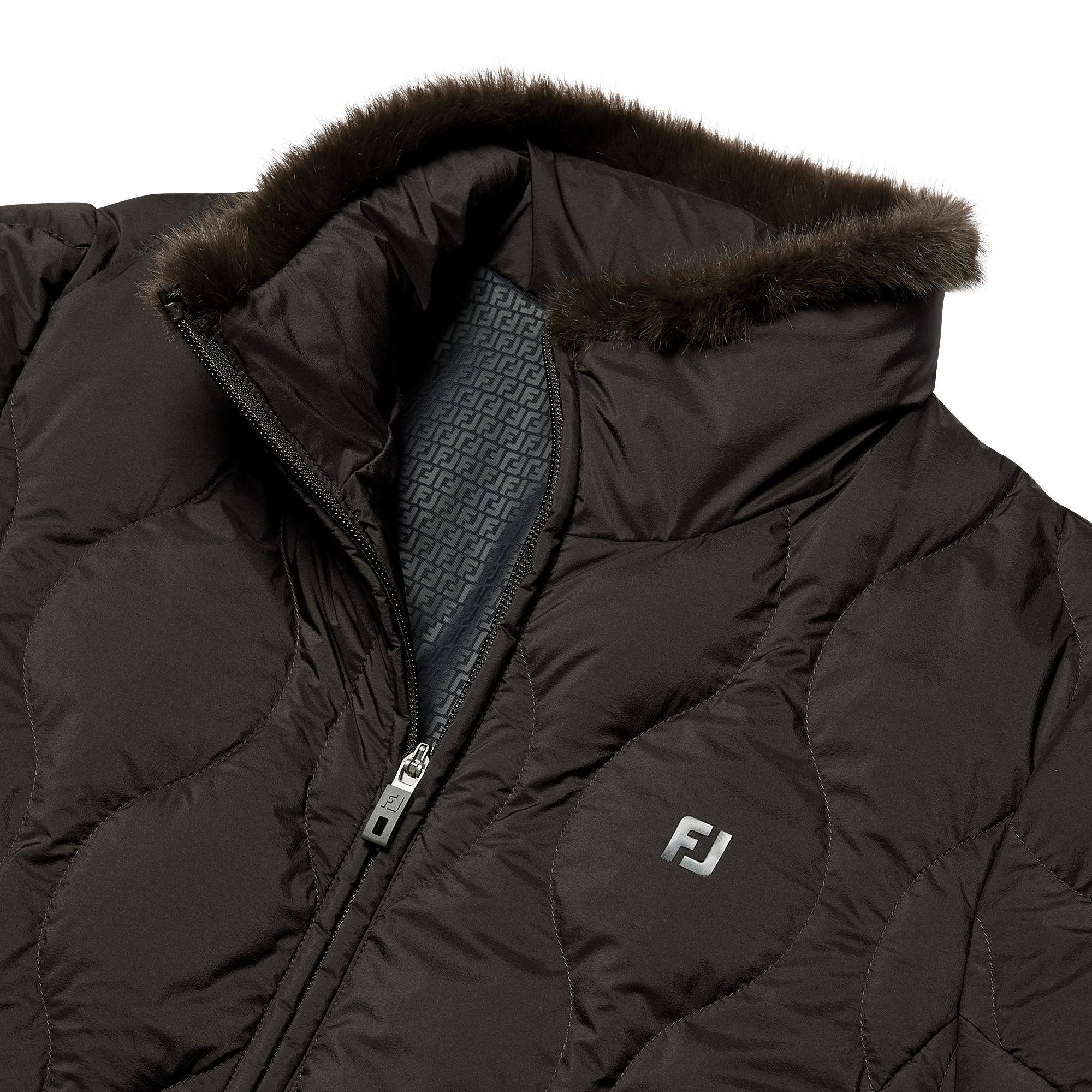 여성 숏 슬리브 다운 자켓