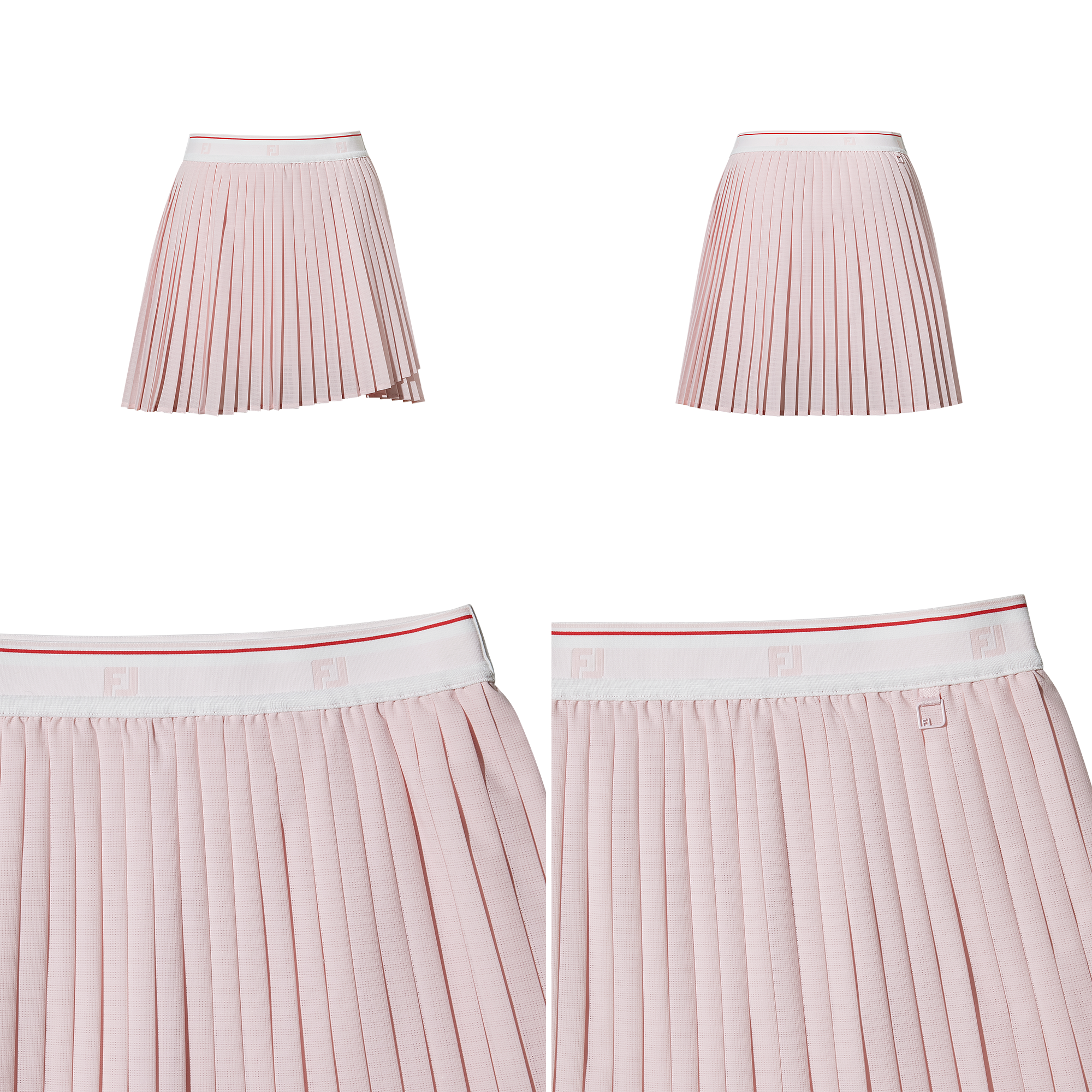 여성 내로우 플리츠 스코트