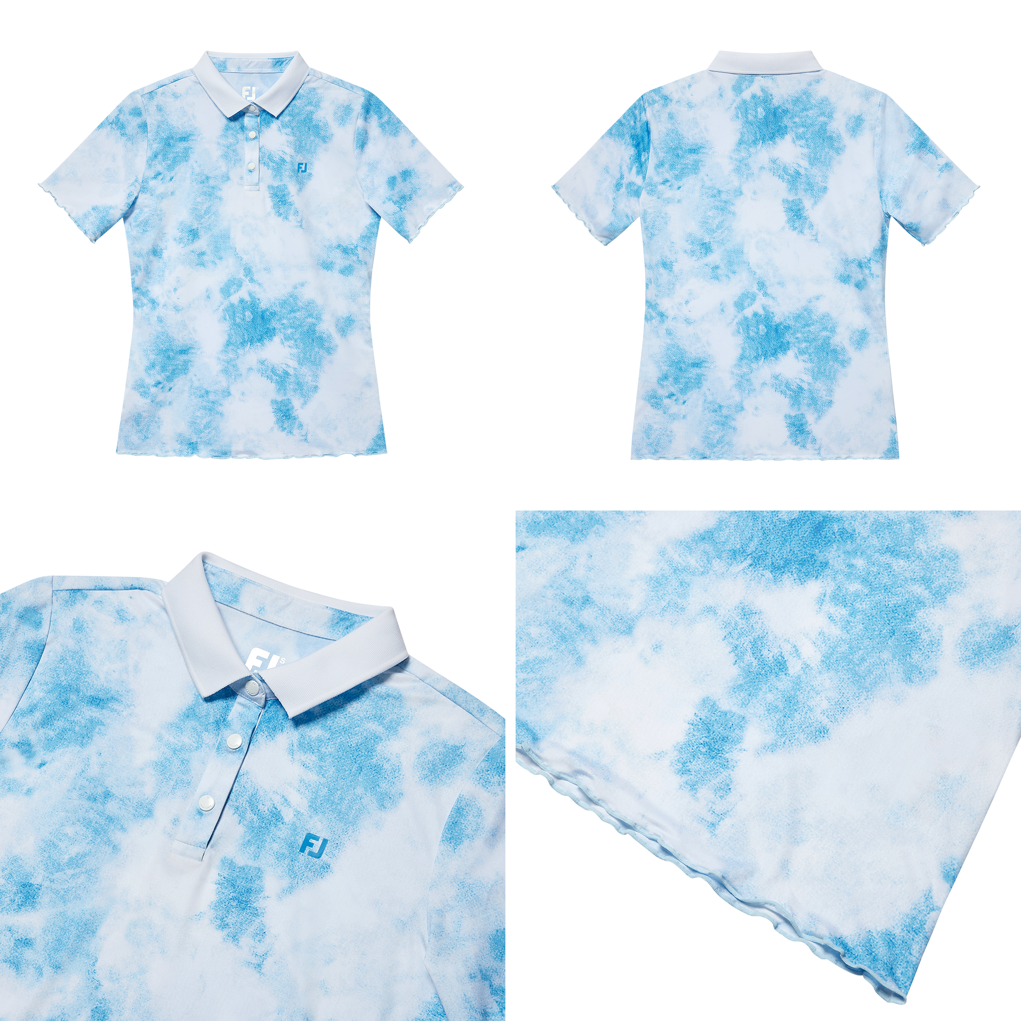 여성 판타스틱 니트 폴로 셔츠