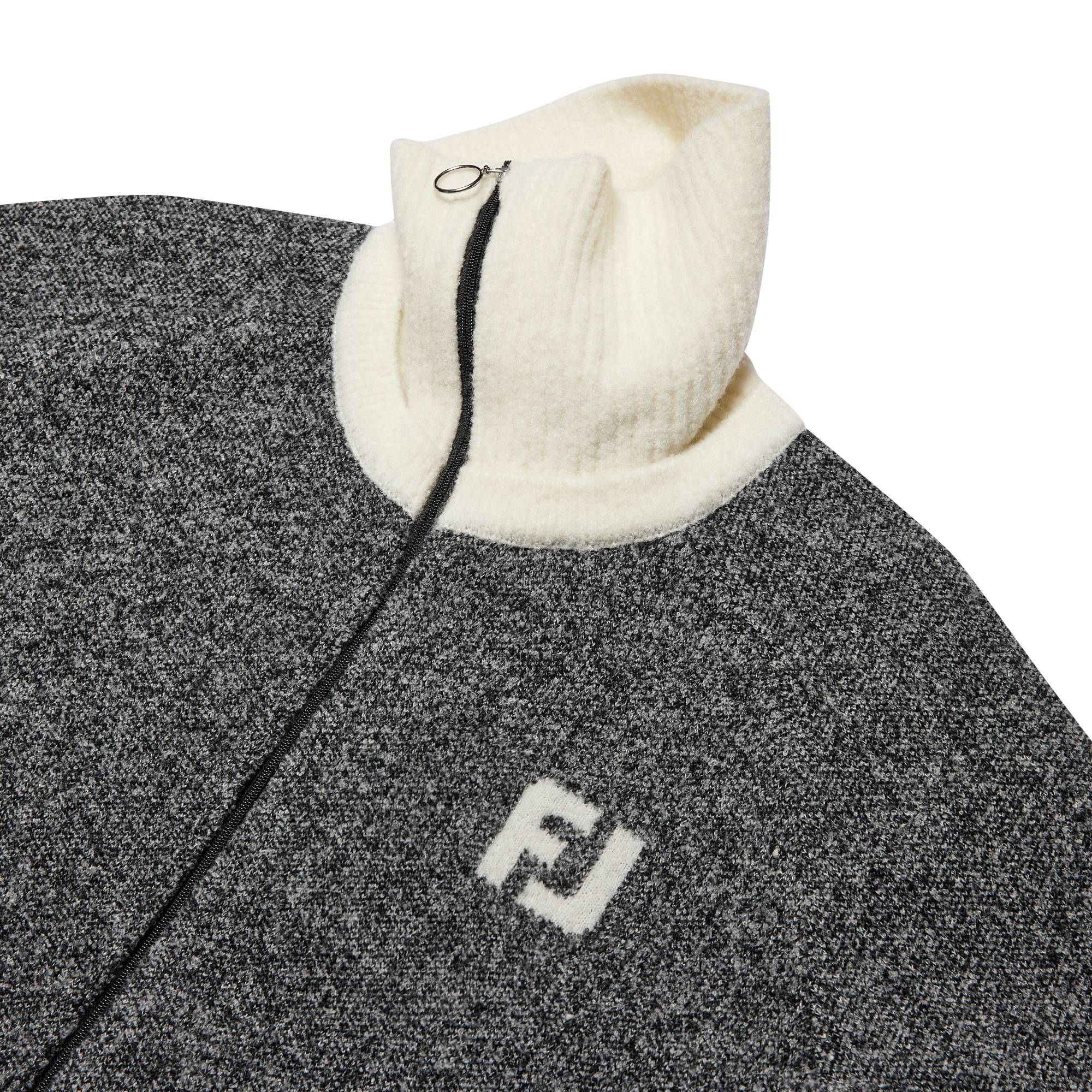 여성 풀집업 니트 자켓