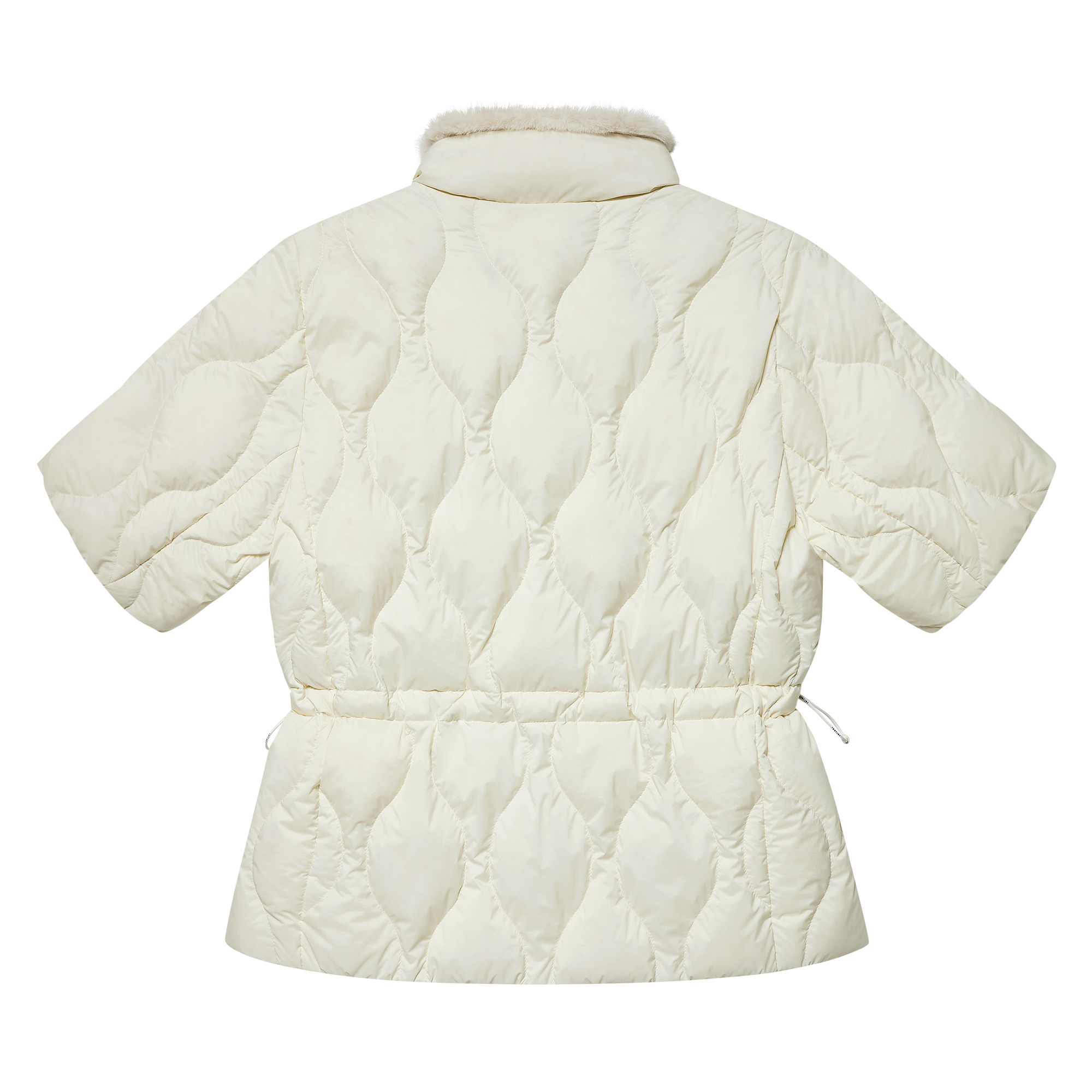 여성 숏 슬리브 다운 자켓