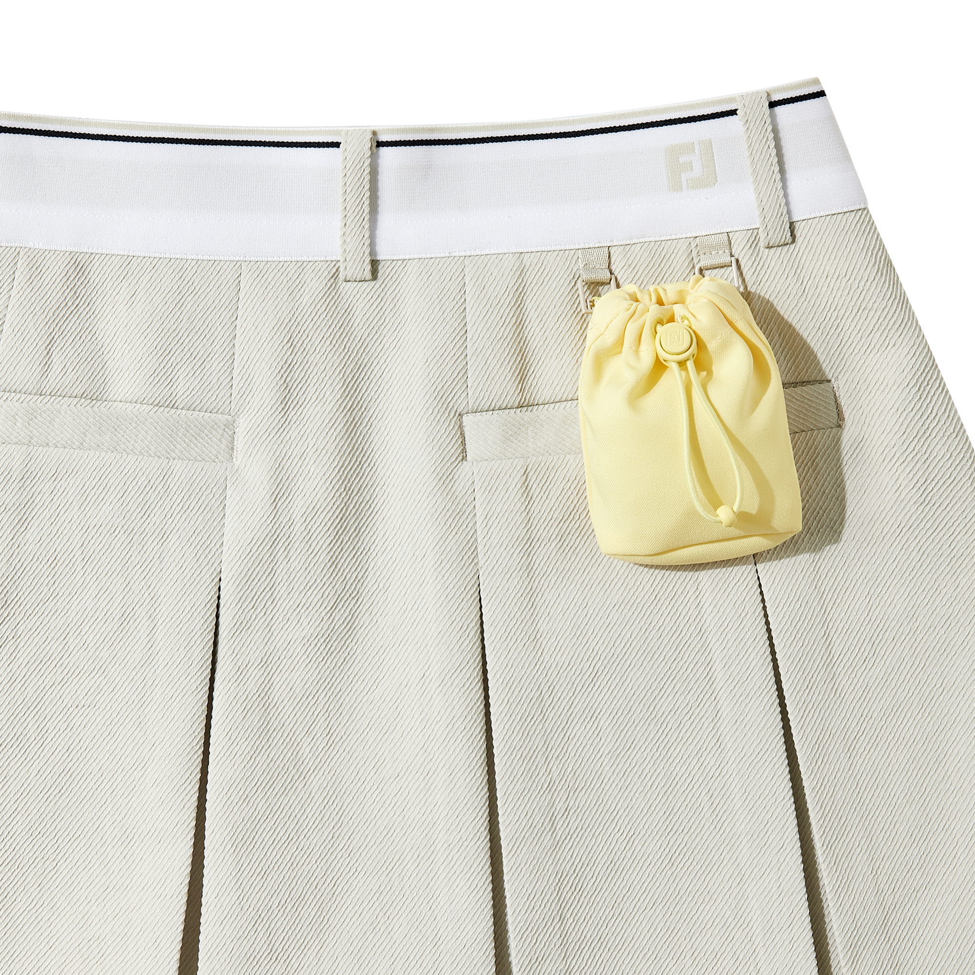 여성 에센셜 플리츠 스코트