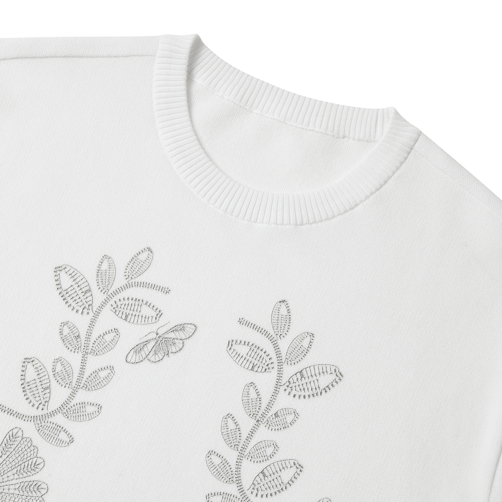 여성 프린트 니트 풀오버