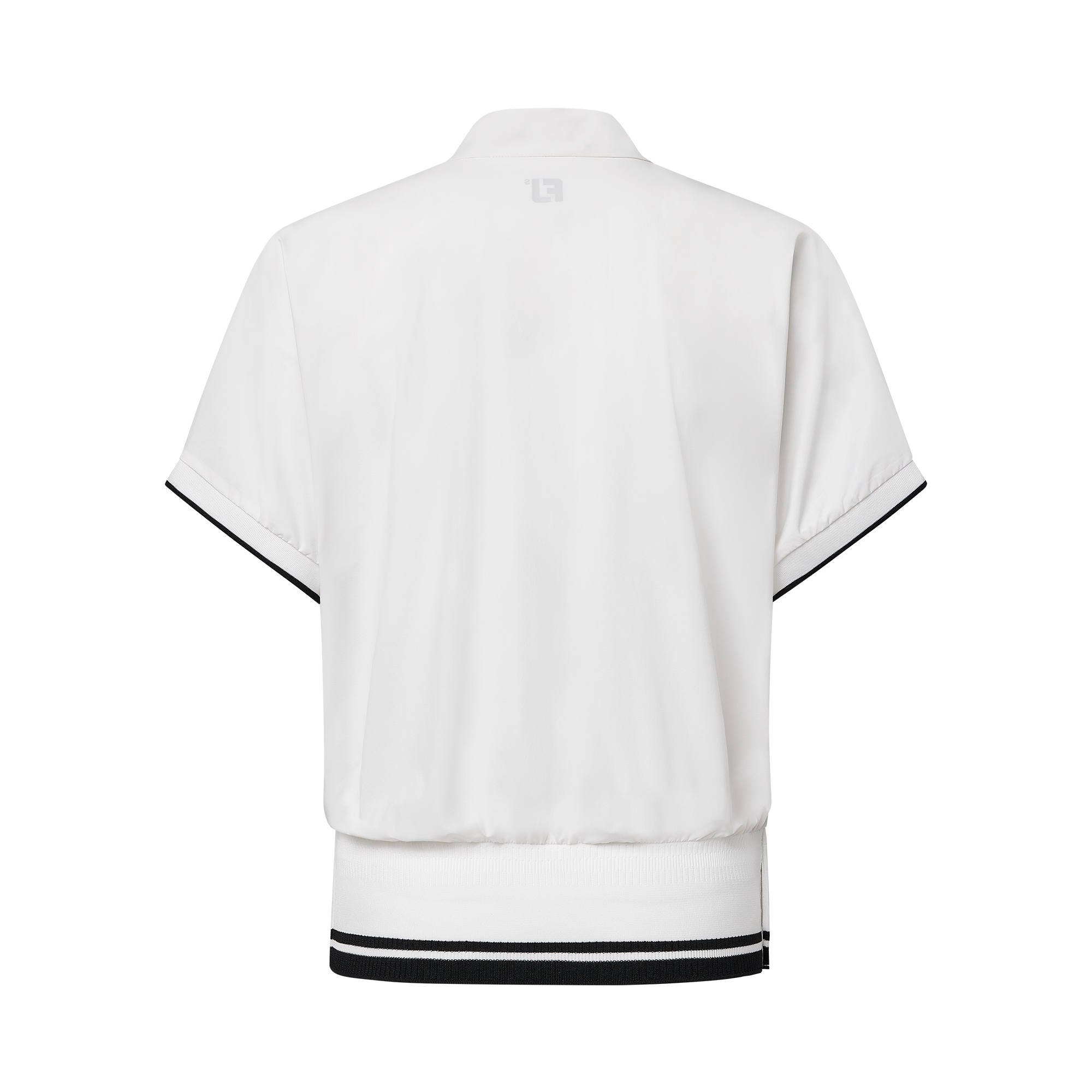 여성 블루종 하프 집업