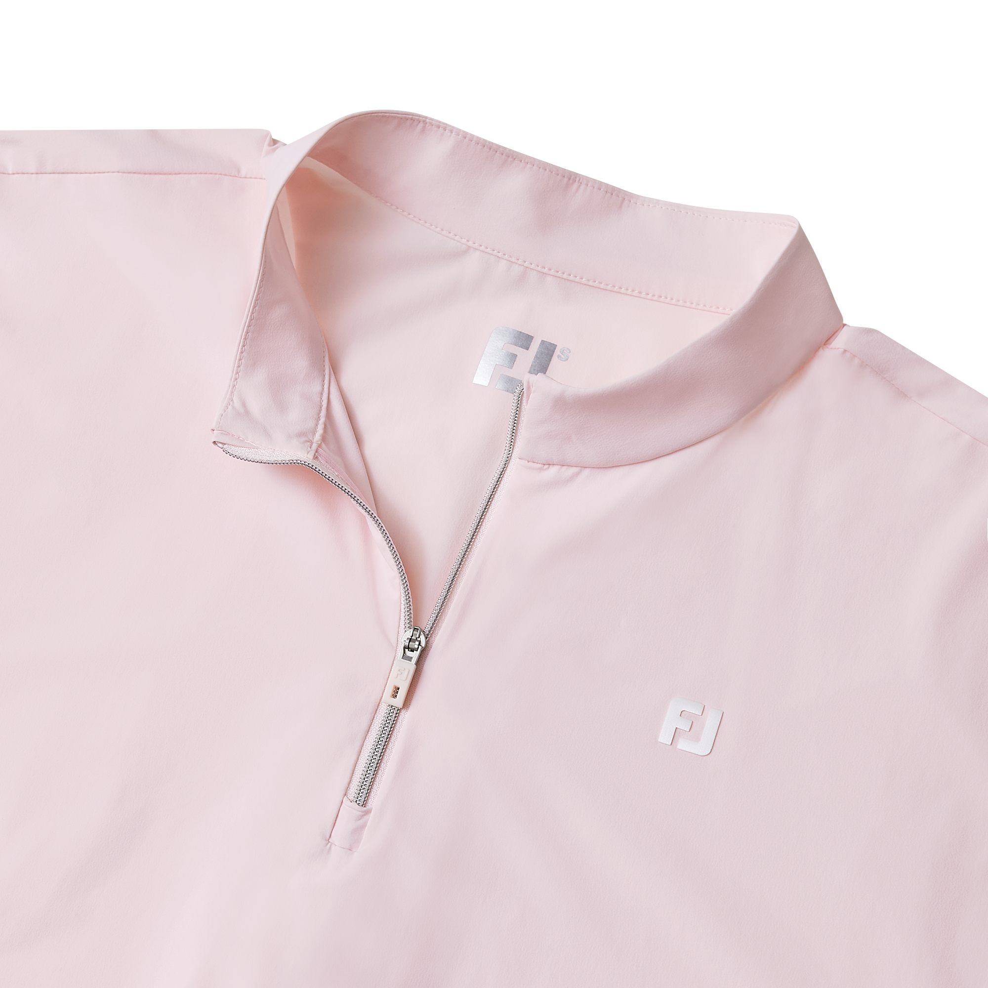 여성 블루종 하프 집업