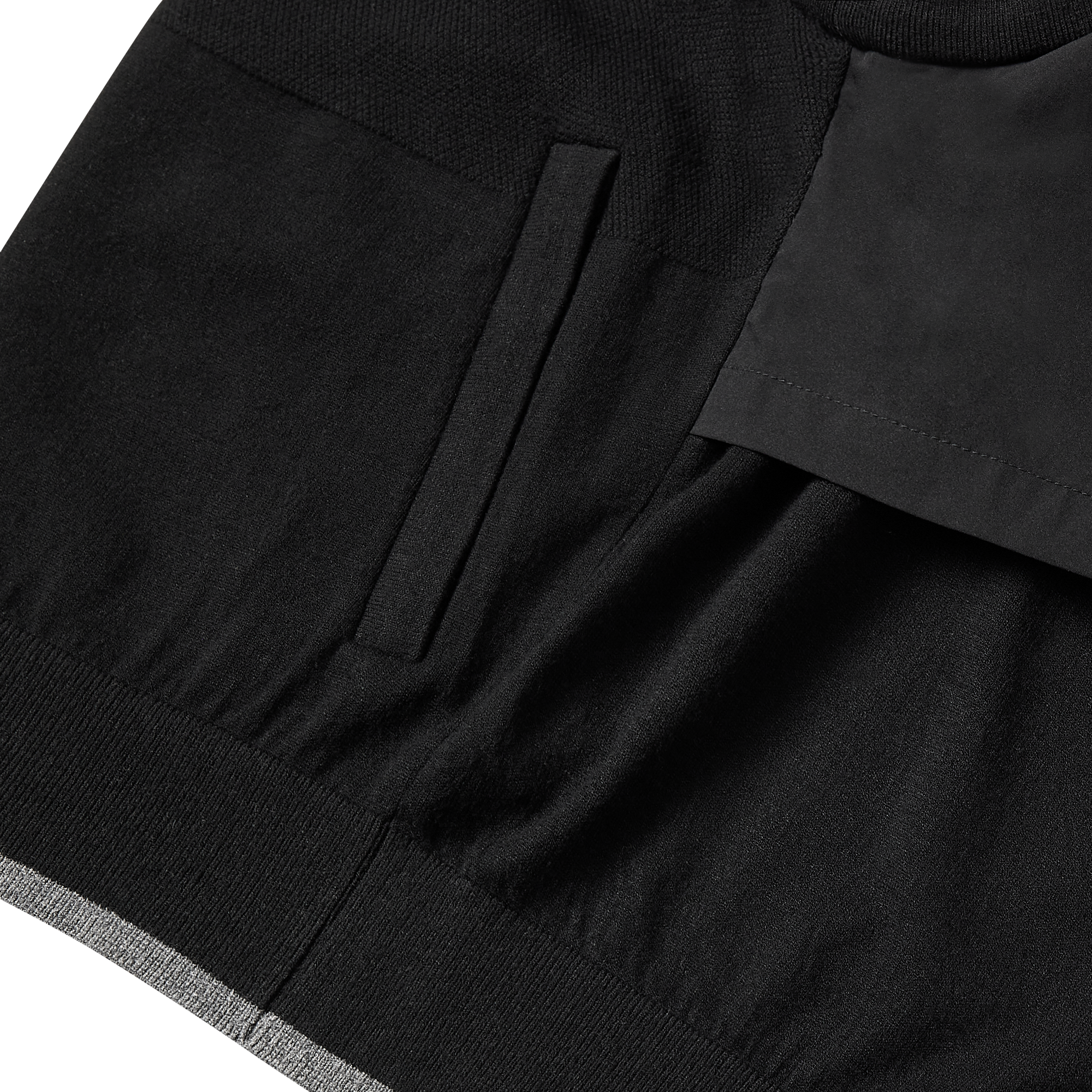 여성 하이브리드 니트 베스트