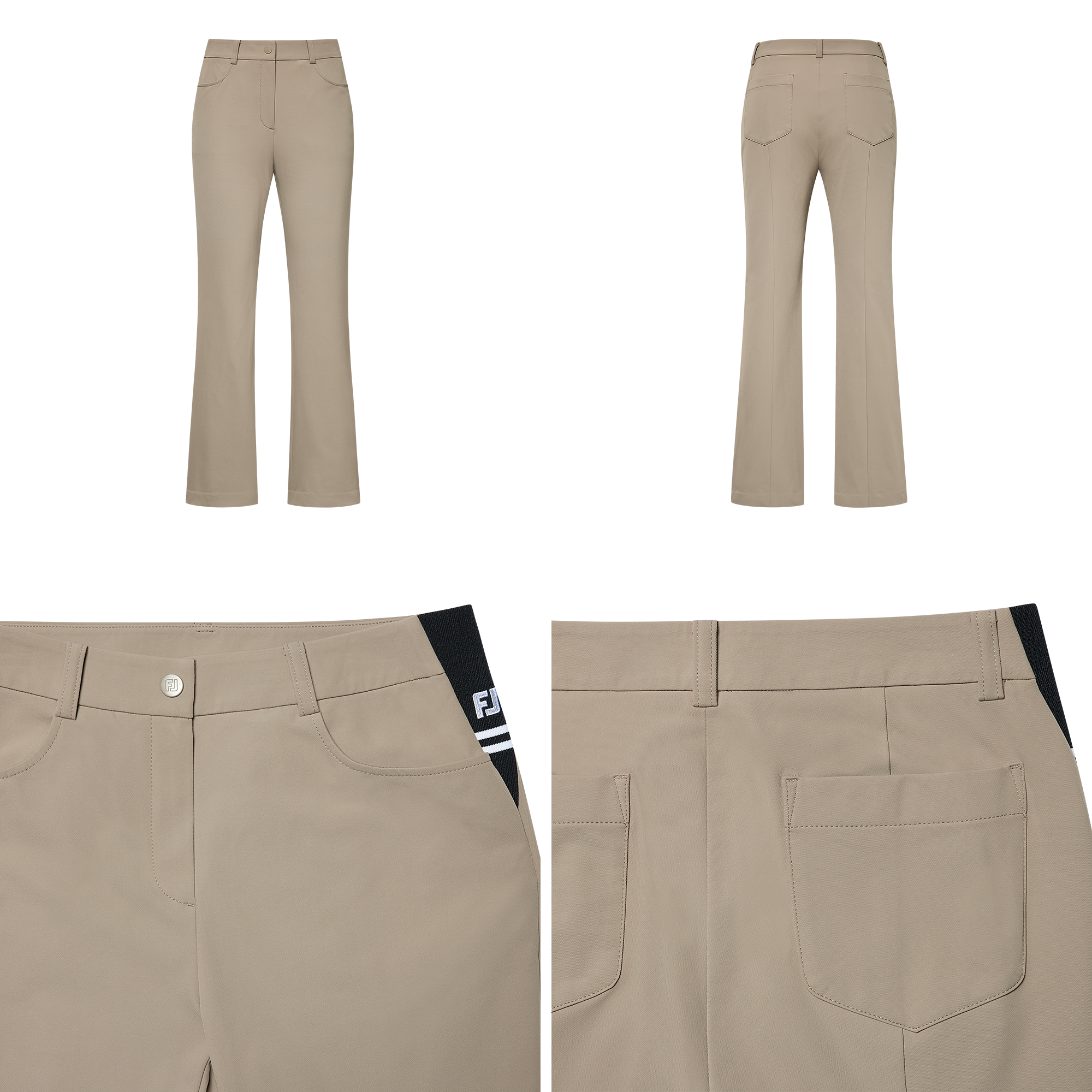 여성 브러쉬드 부츠컷 팬츠