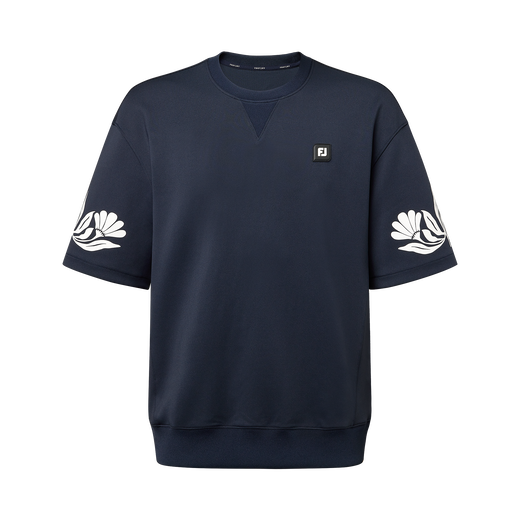 플로랄 크루넥 티셔츠