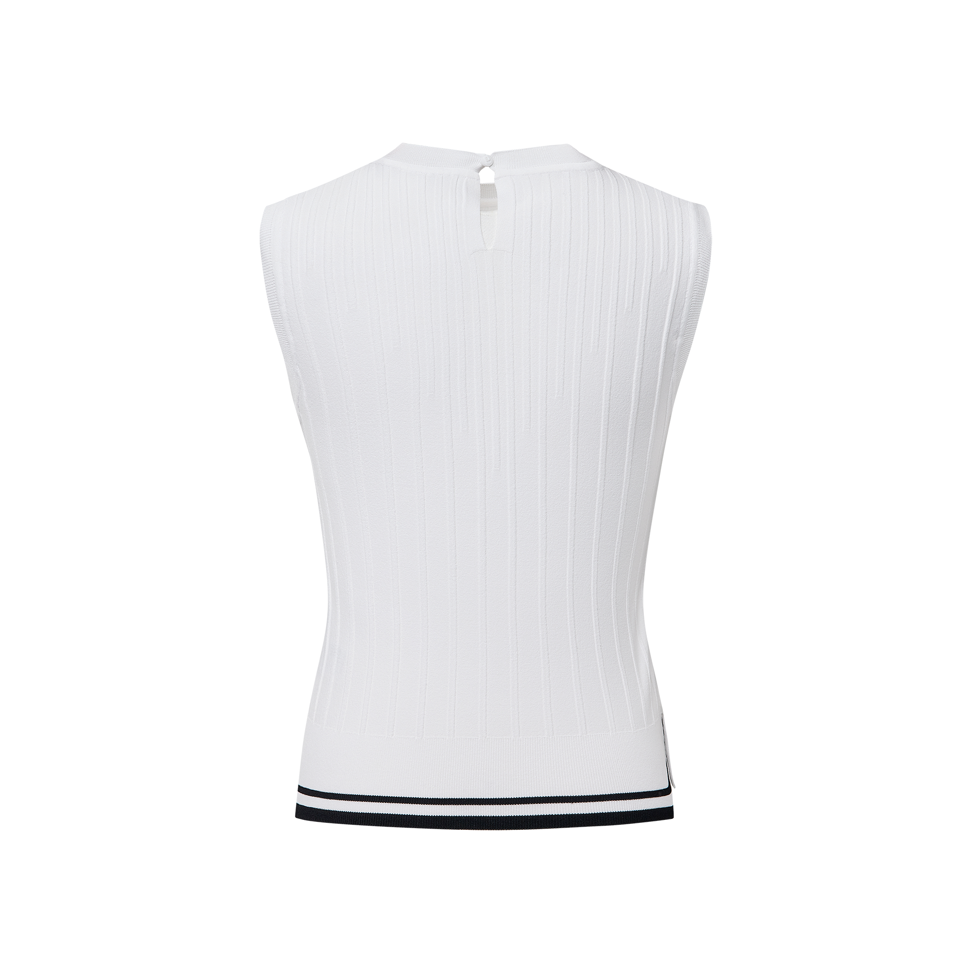 여성 슬리브리스 니트