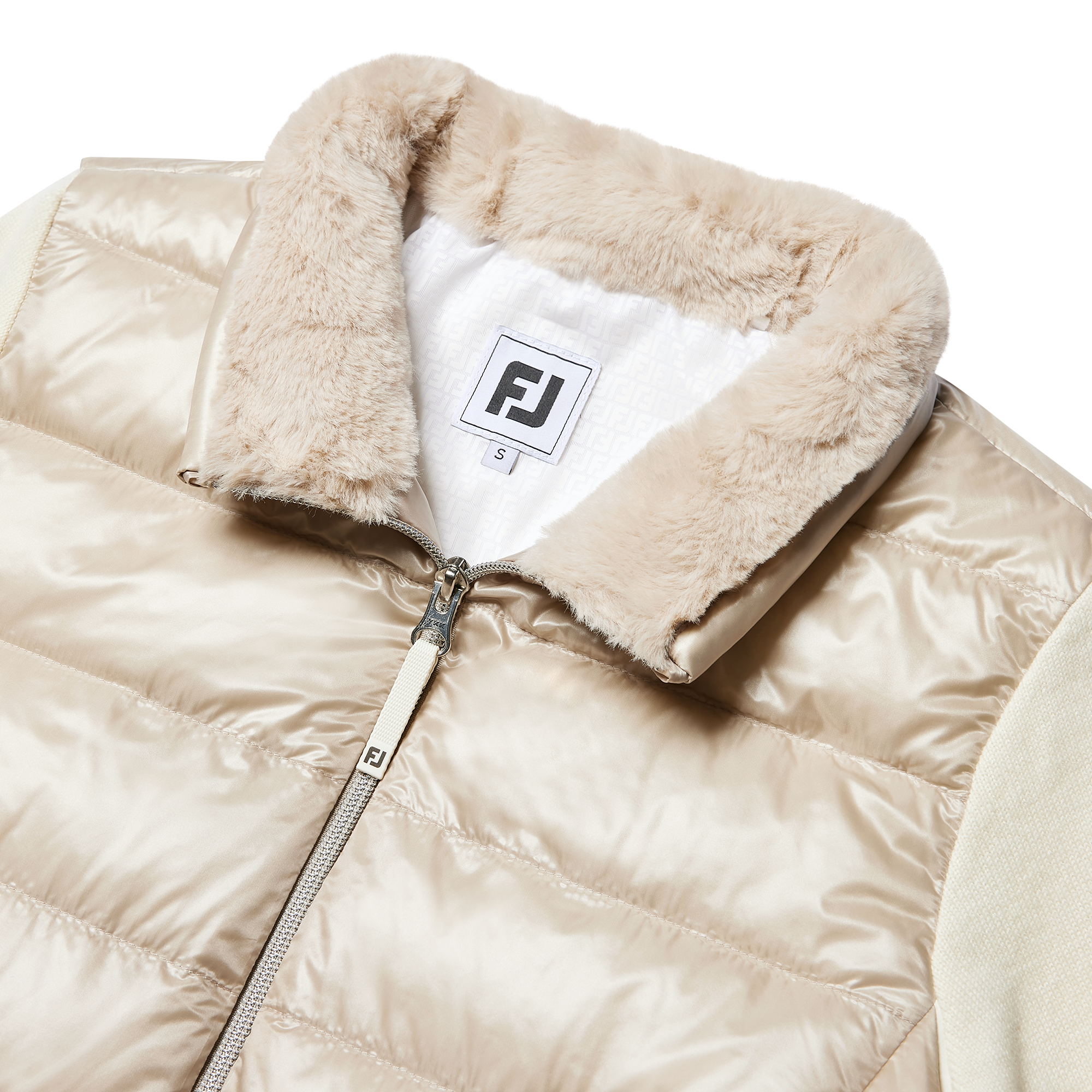 여성 하이브리드 니트 다운 자켓