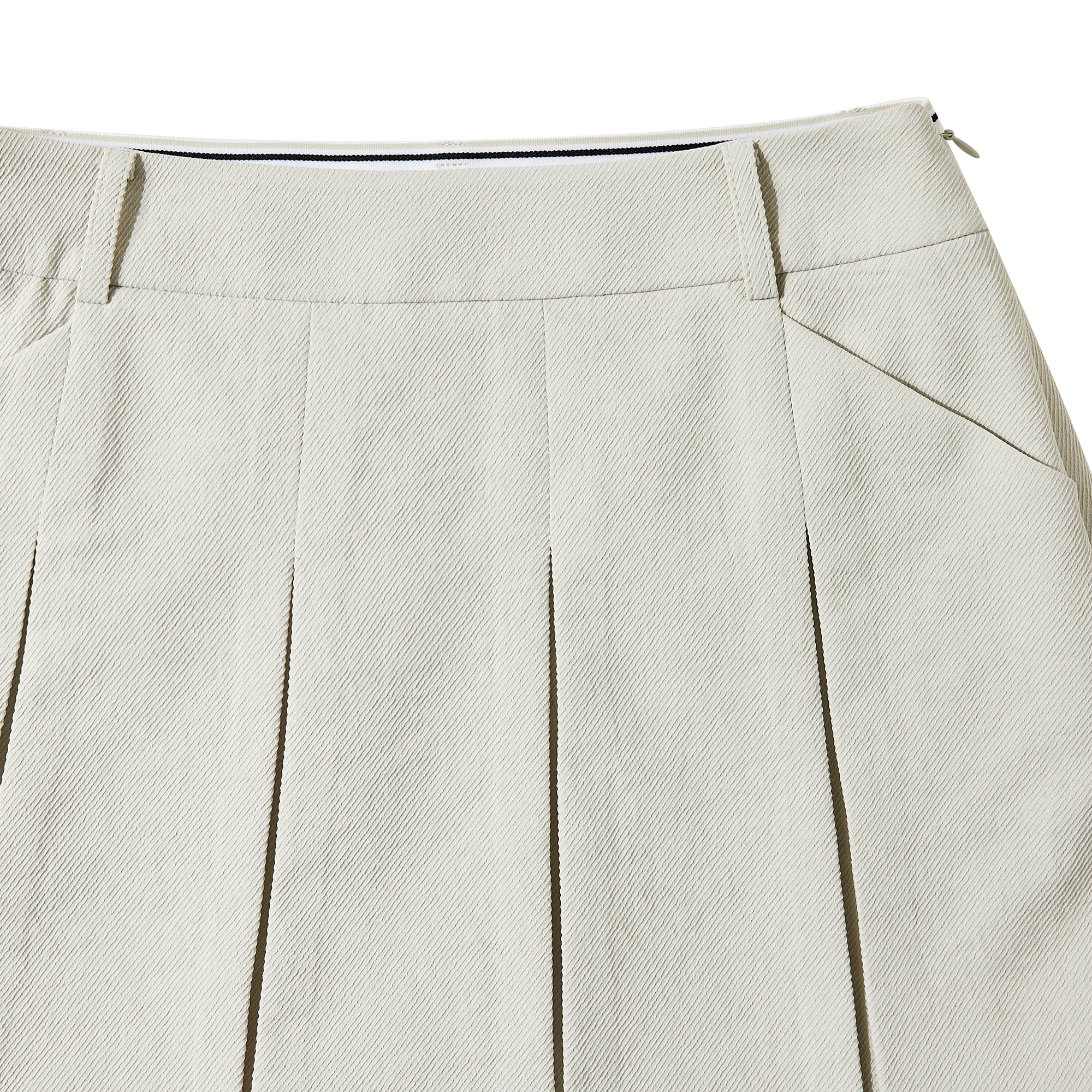 여성 에센셜 플리츠 스코트