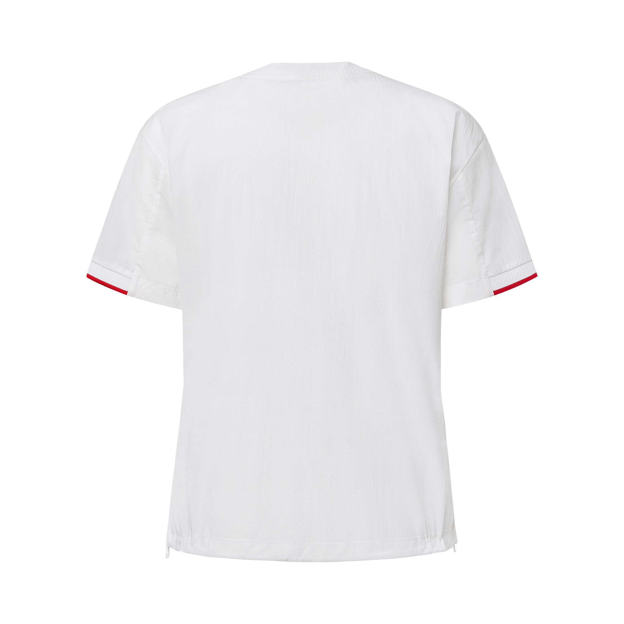 여성 썸머 우븐 라운드 티셔츠