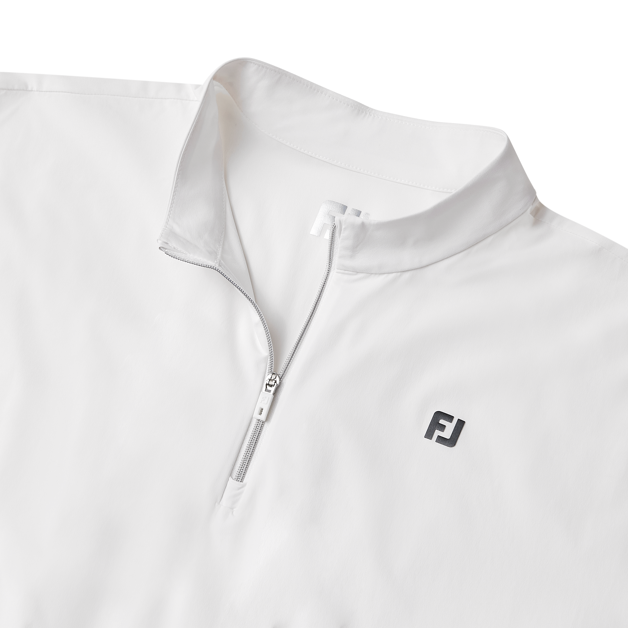 여성 블루종 하프 집업