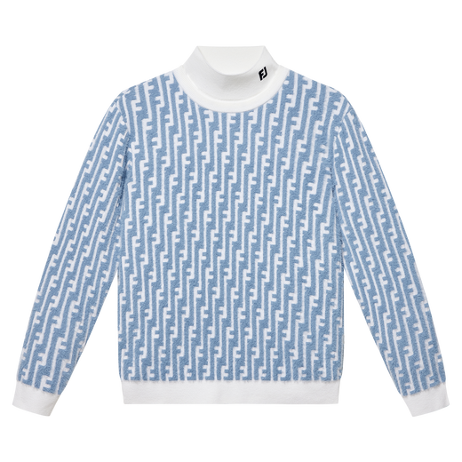 자카드 디태쳐블 풀오버