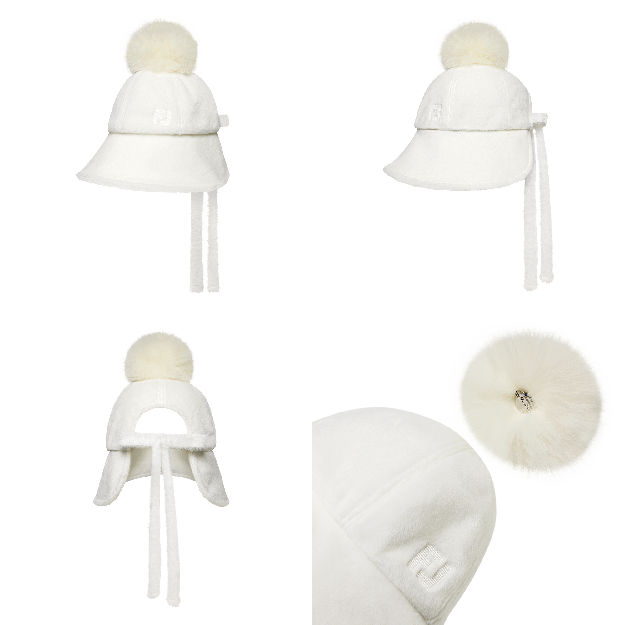 여성 윈터 와이드 햇