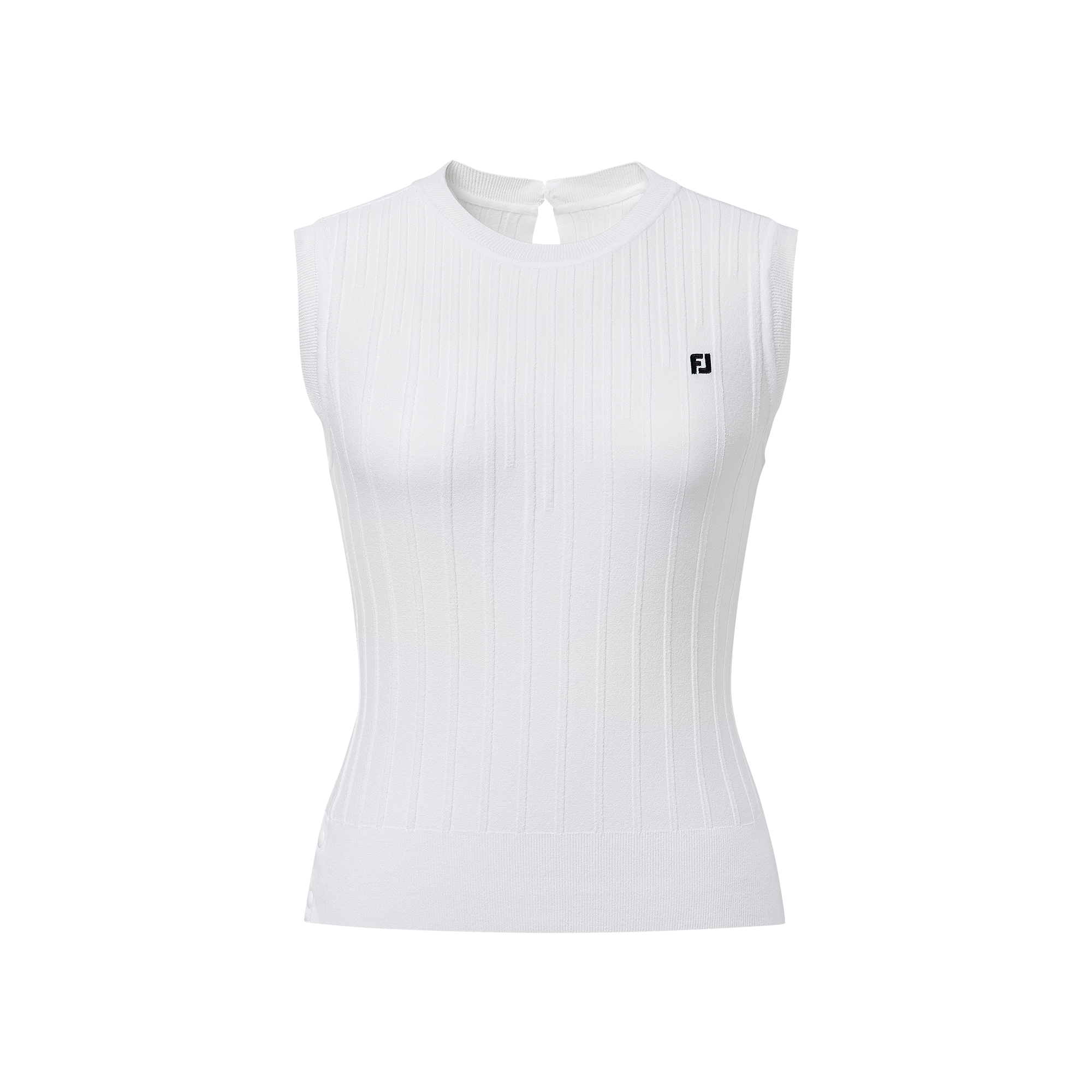 여성 슬리브리스 니트