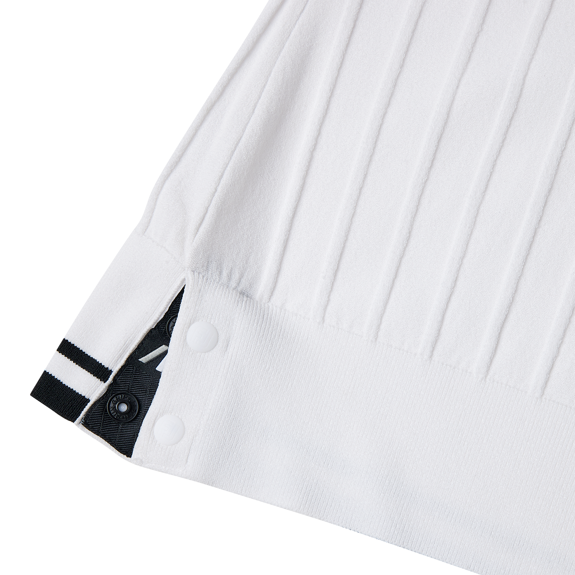 여성 슬리브리스 니트