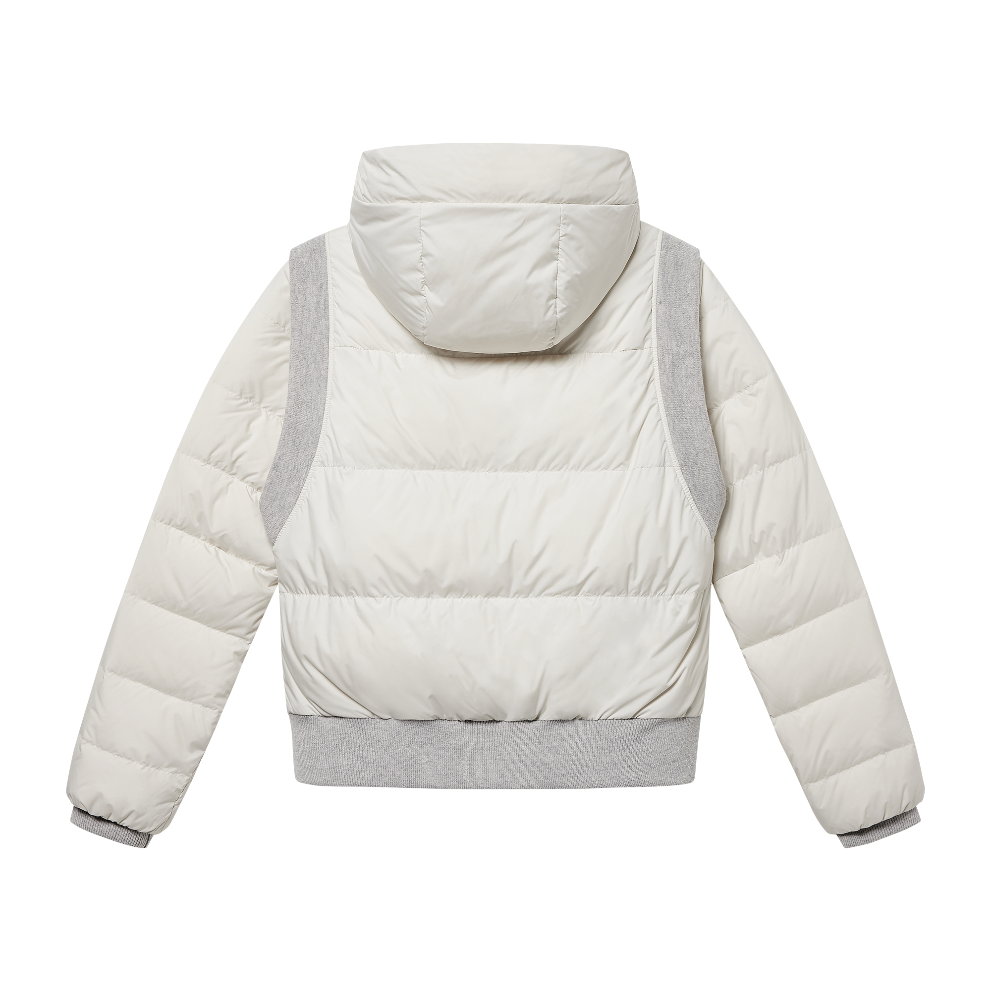 여성 투인원 다운 자켓